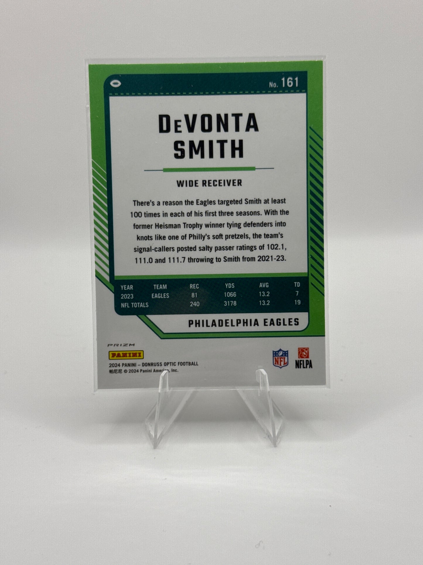 DeVonta Smith #161 Holo
