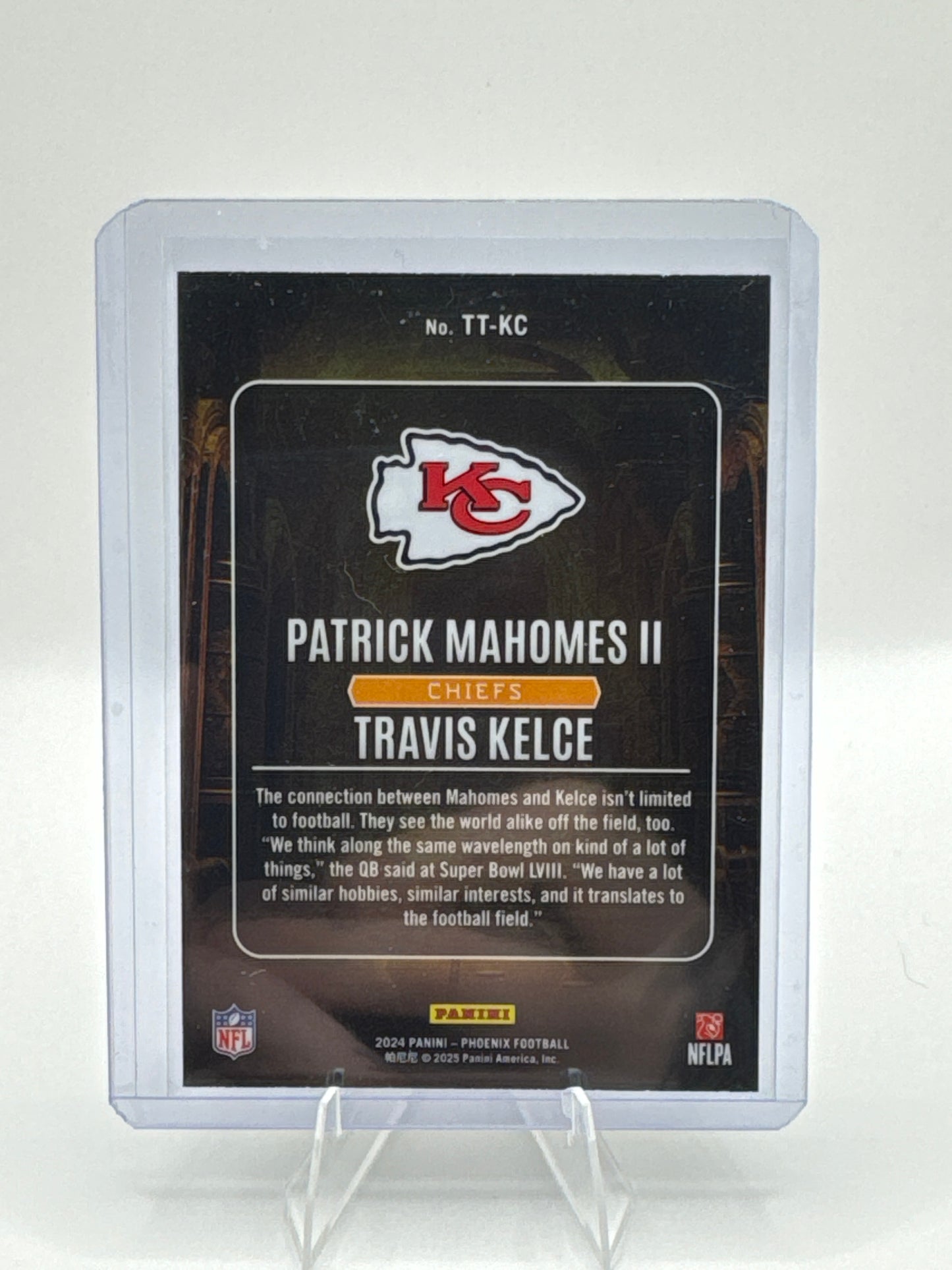 Patrick Mahomes II / Travis Kelce (Purple) #TT-KC