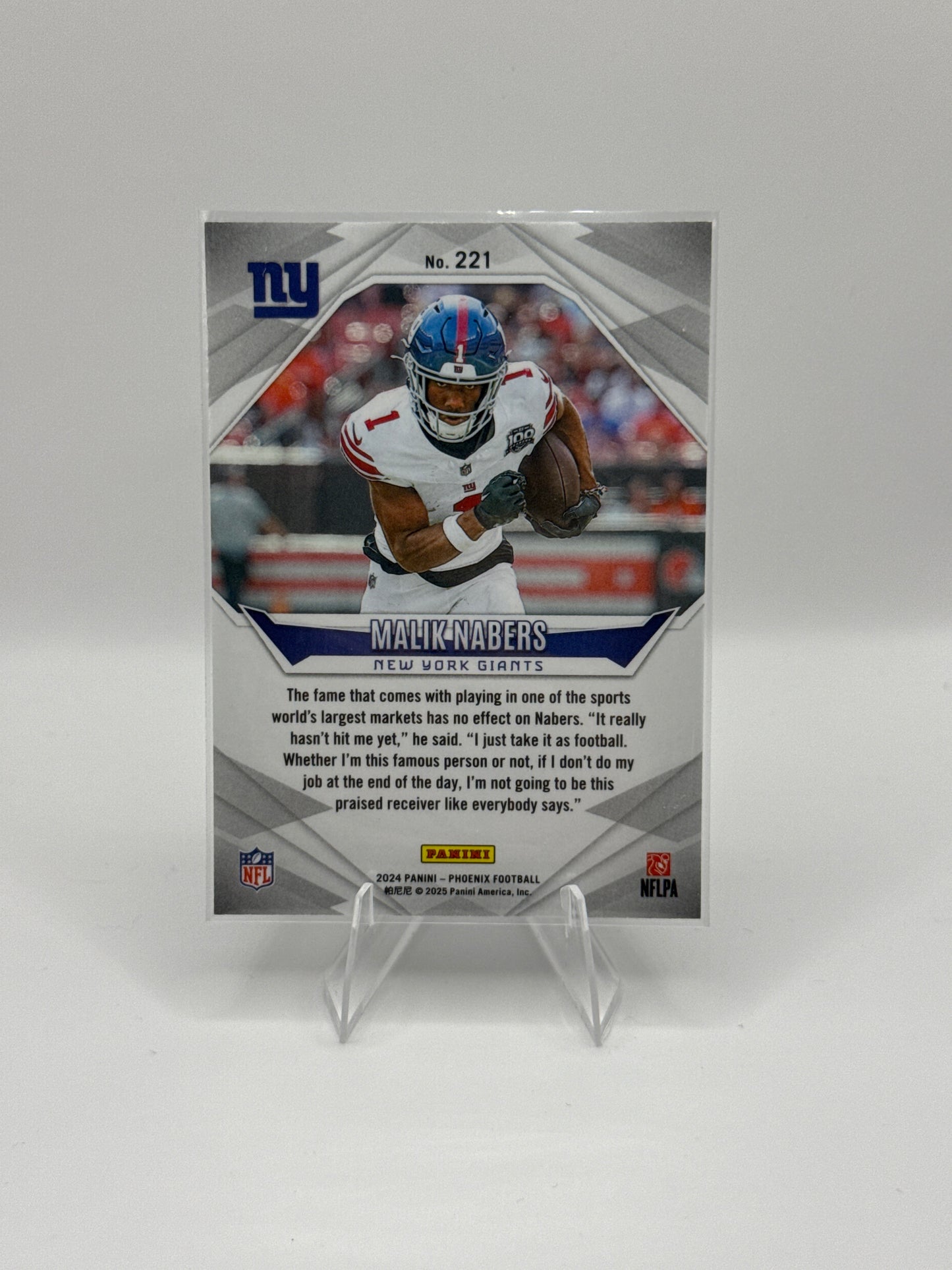 Malik Nabers (Rookie) #221 Hyper