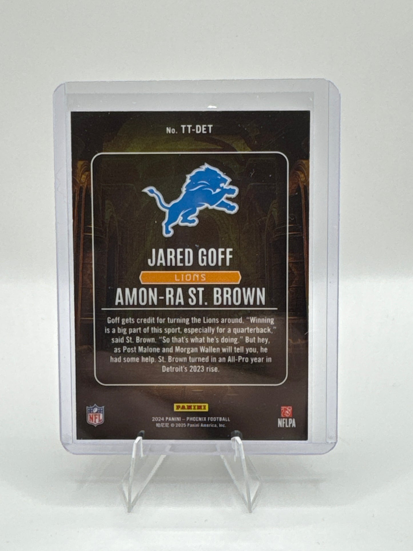 Jared Goff / Amon-Ra St. Brown #TT-DET