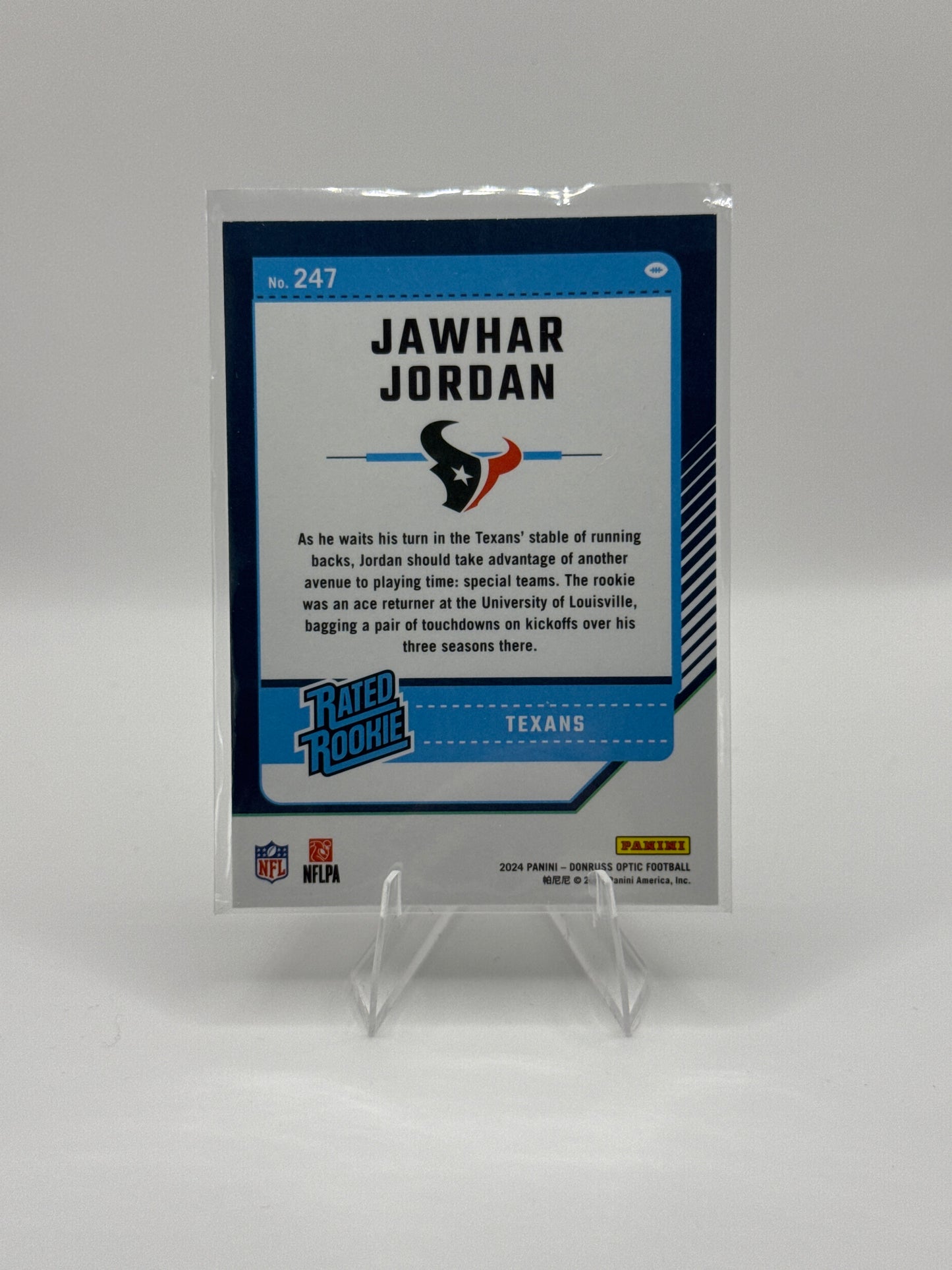 Jawhar Jordan Rated Rookie #247