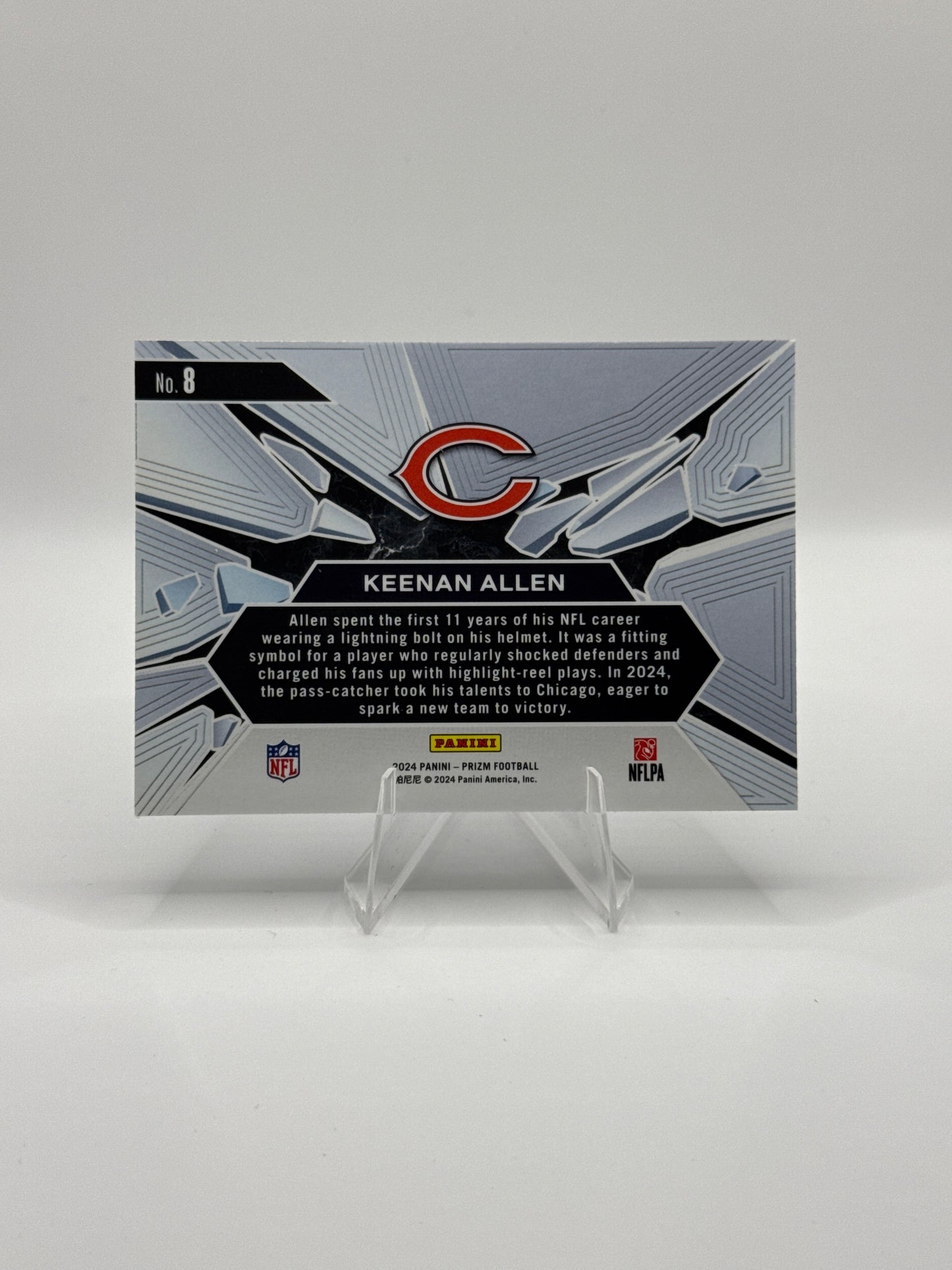 Keenan Allen #8 Prizm Break 2024 Panini - Prizm Football