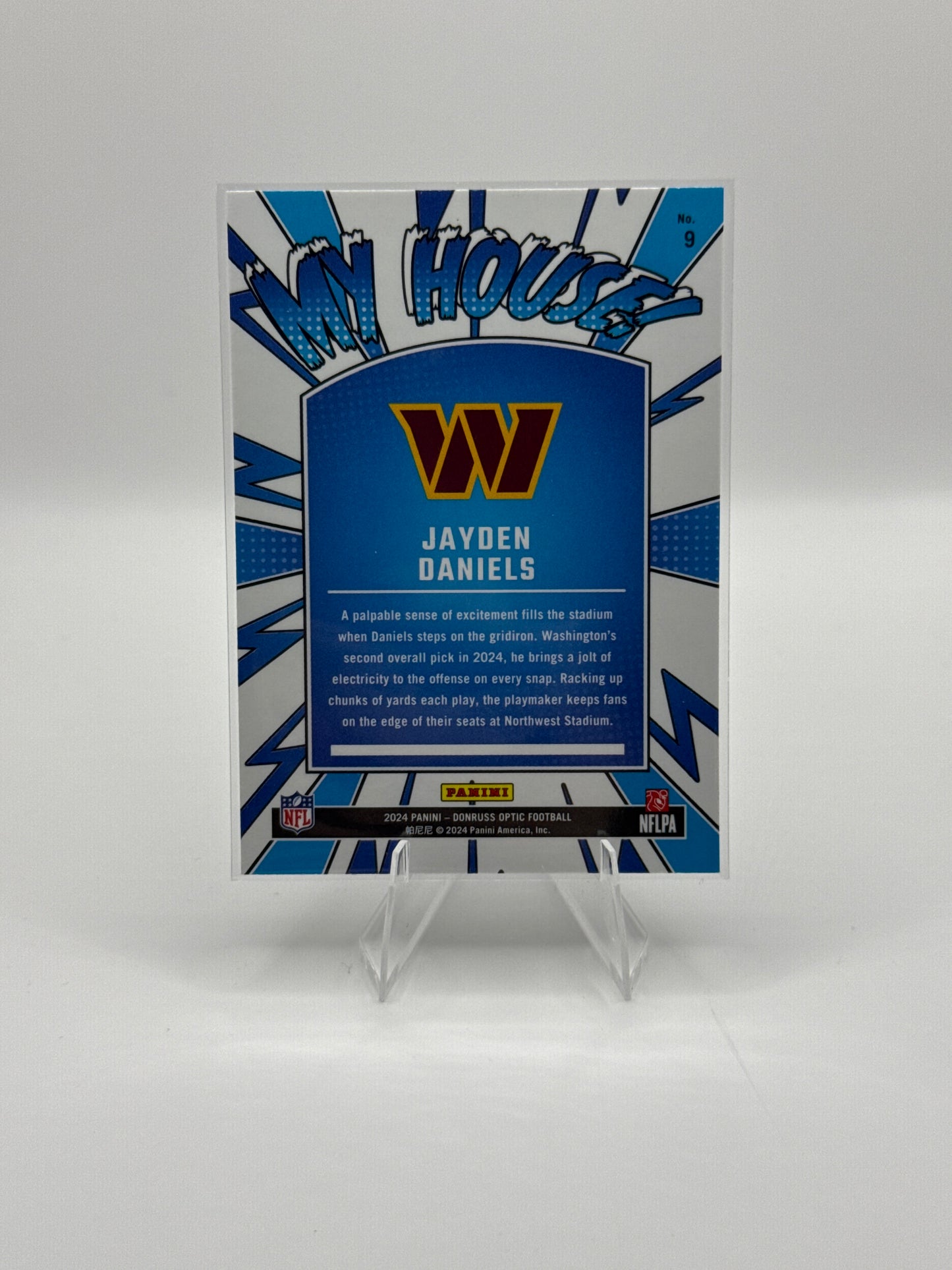 Jayden Daniels (Rookie) #9 My House