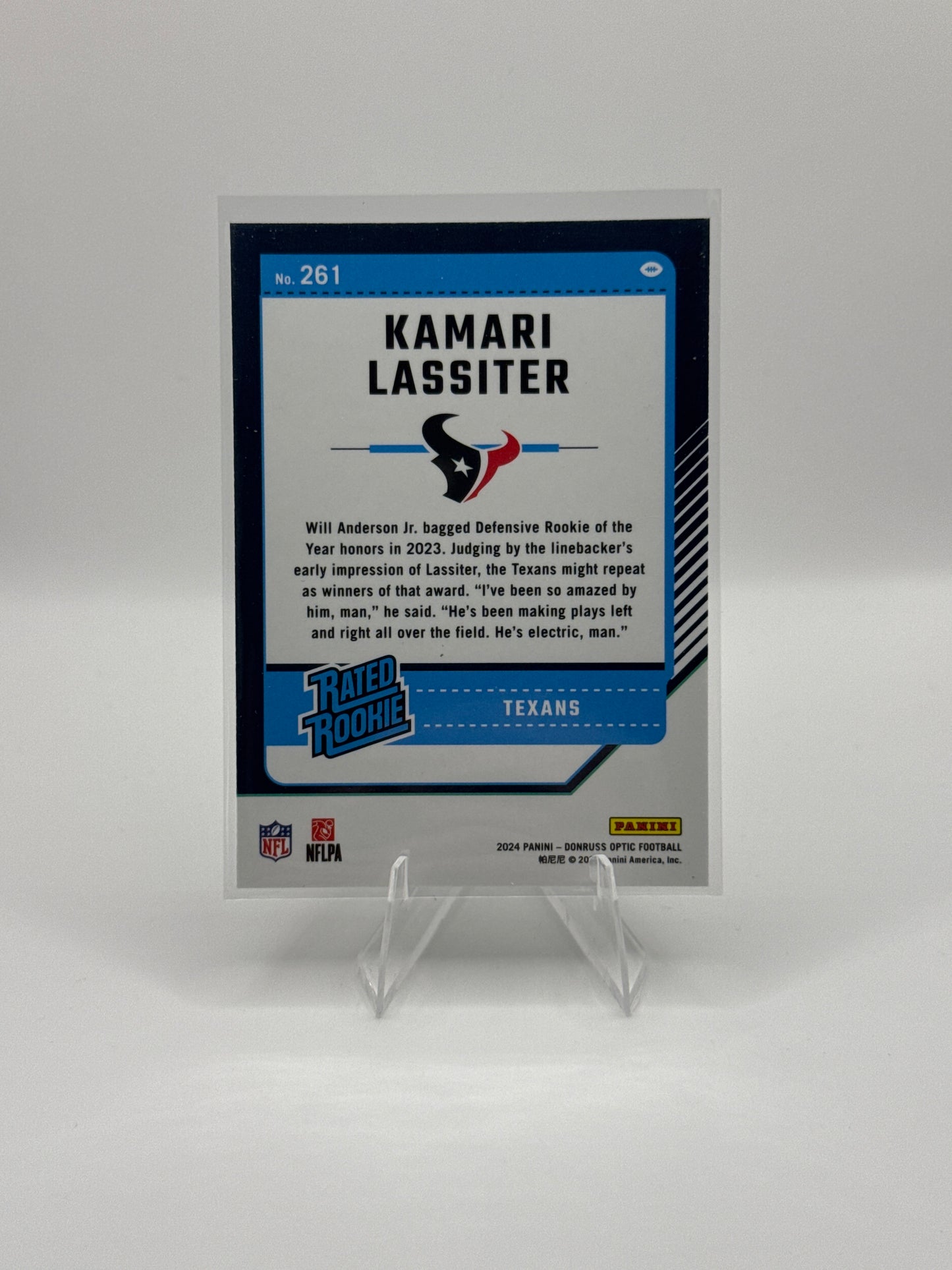 Kamari Lassiter Rated Rookie #261