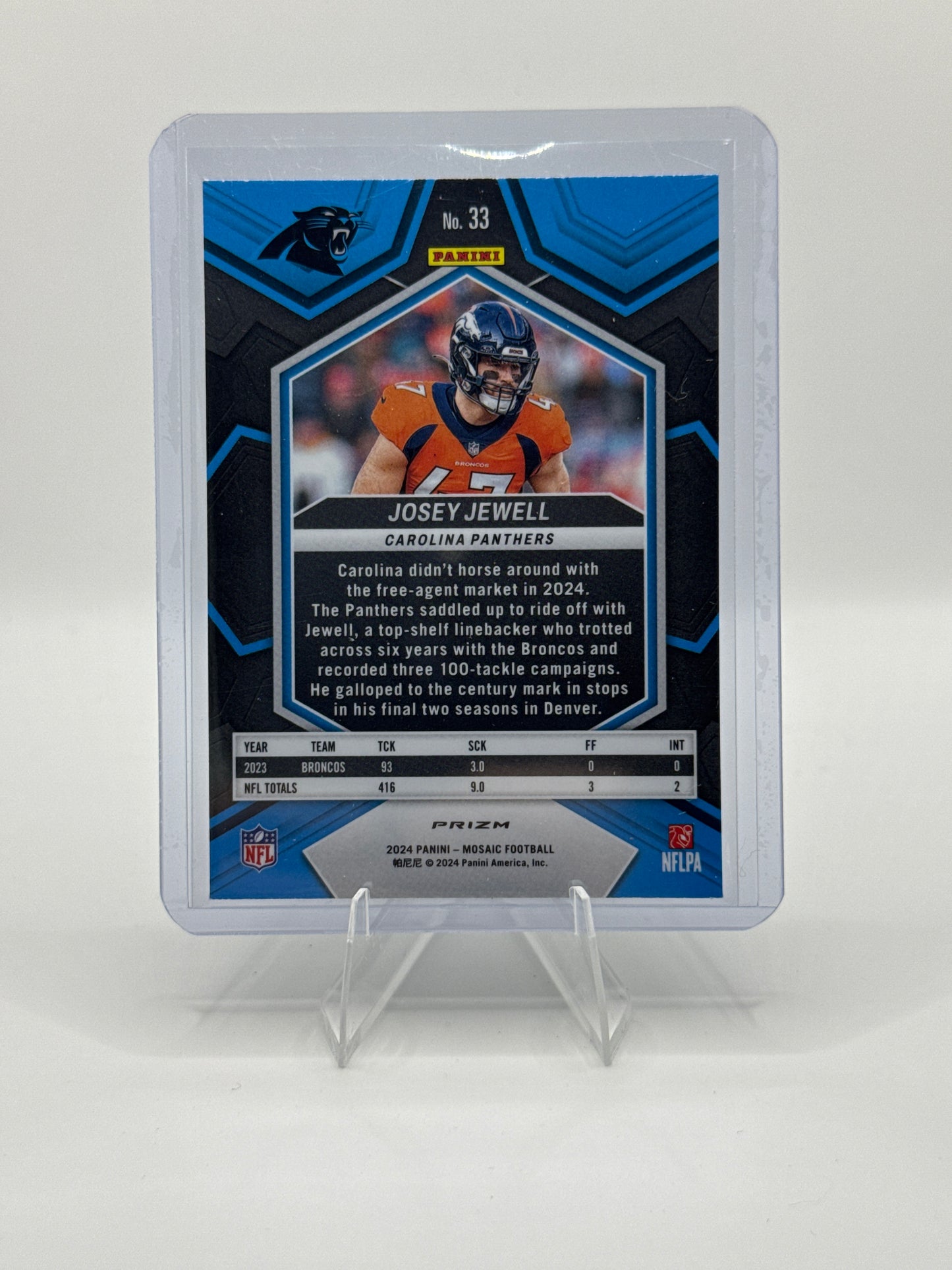 Josey Jewell #33 Blue