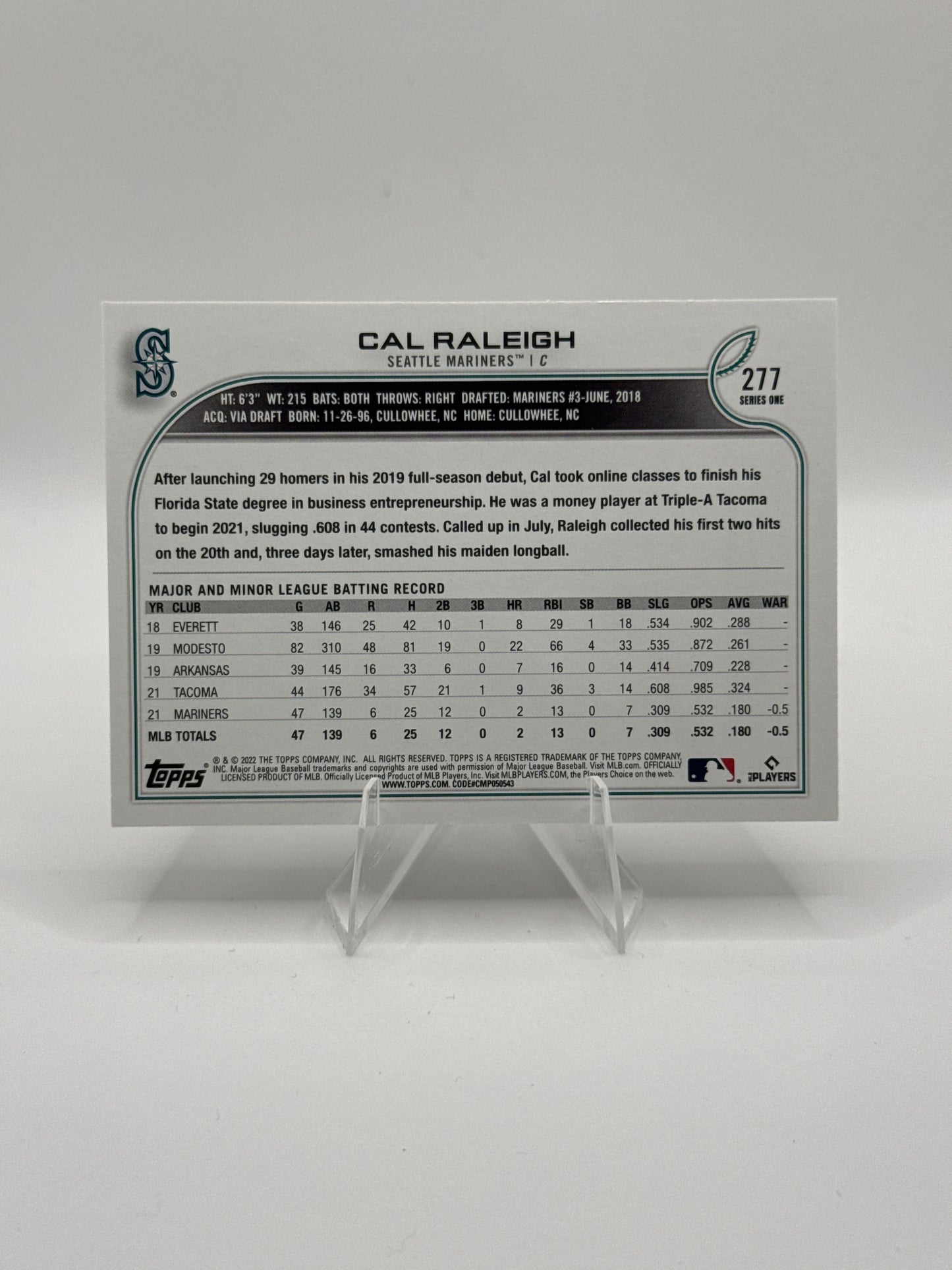 Cal Raleigh (Rookie) #277