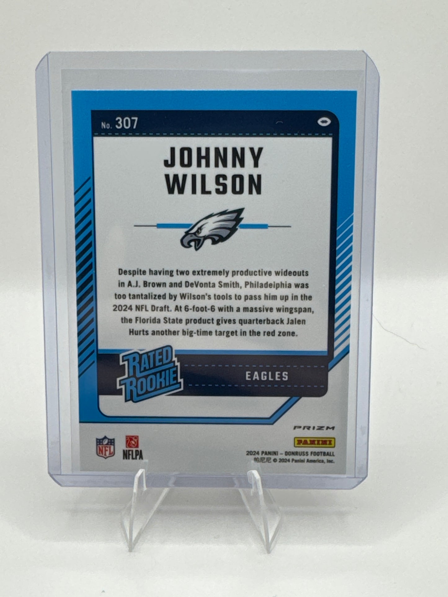 Johnny Wilson Rated Rookie #307 Pink Holo