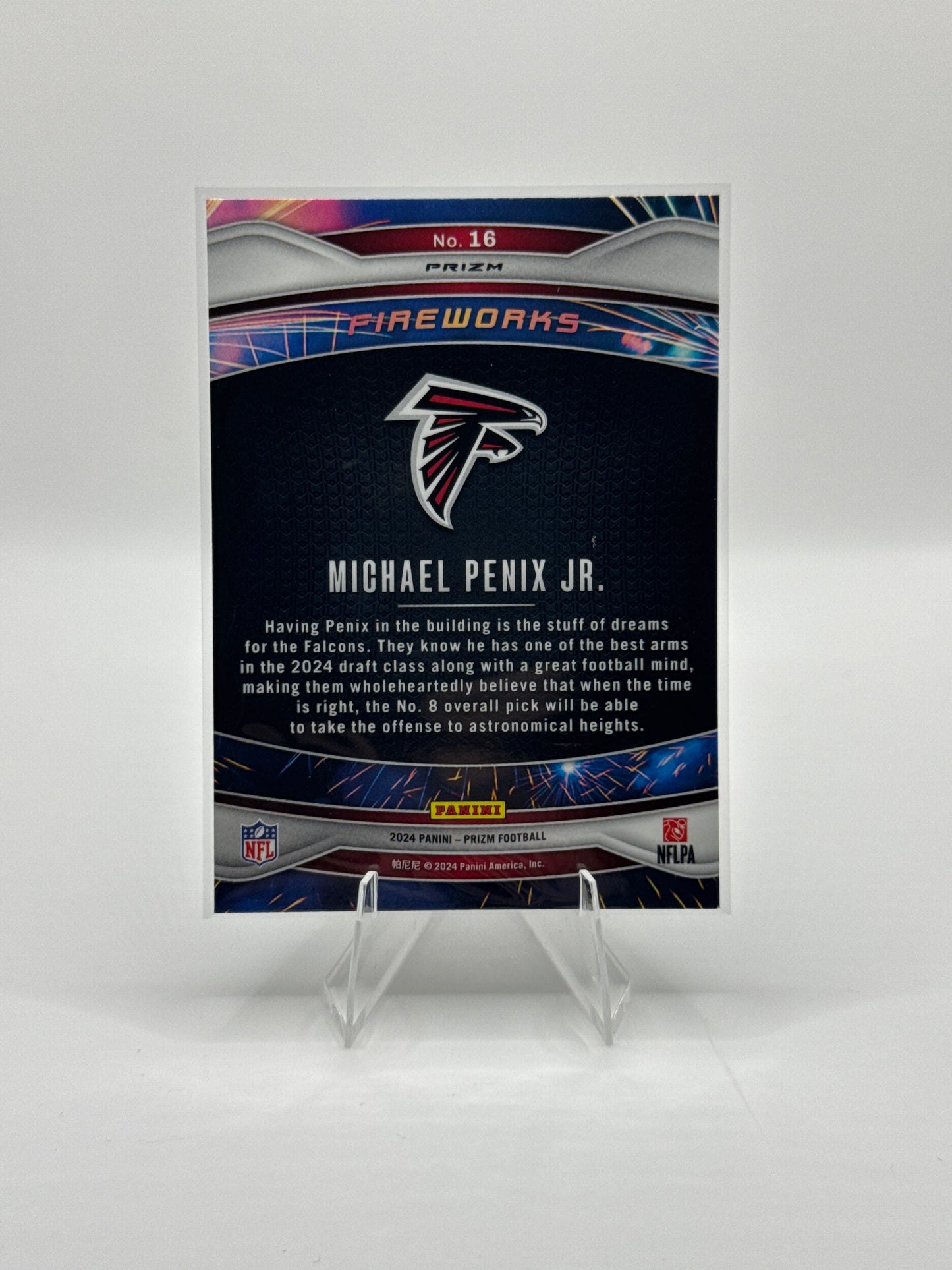 Michael Penix Jr. (Rookie) #16 Fireworks Green