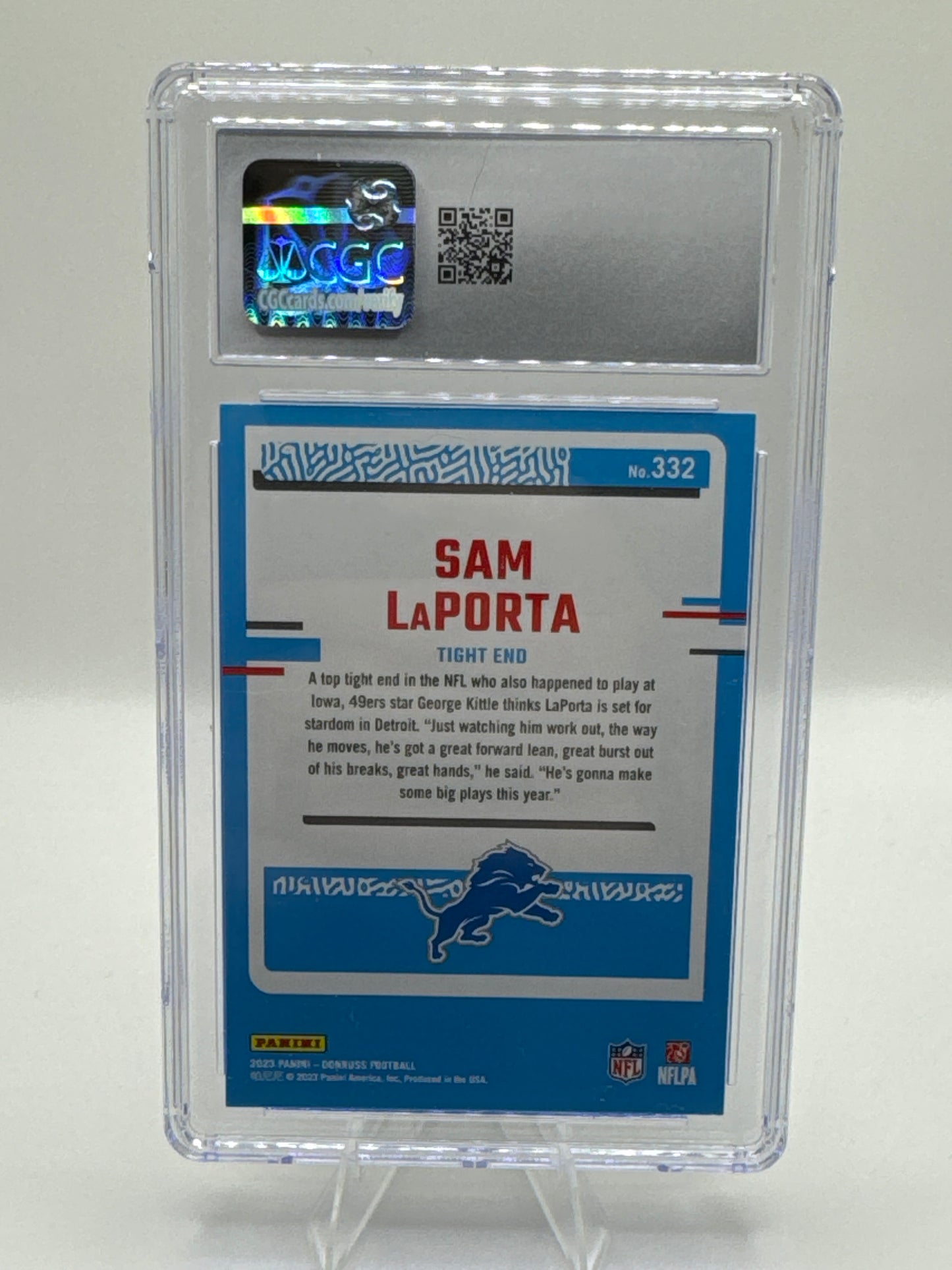 Sam LaPorta (Rated Rookie) (CGC 10)
