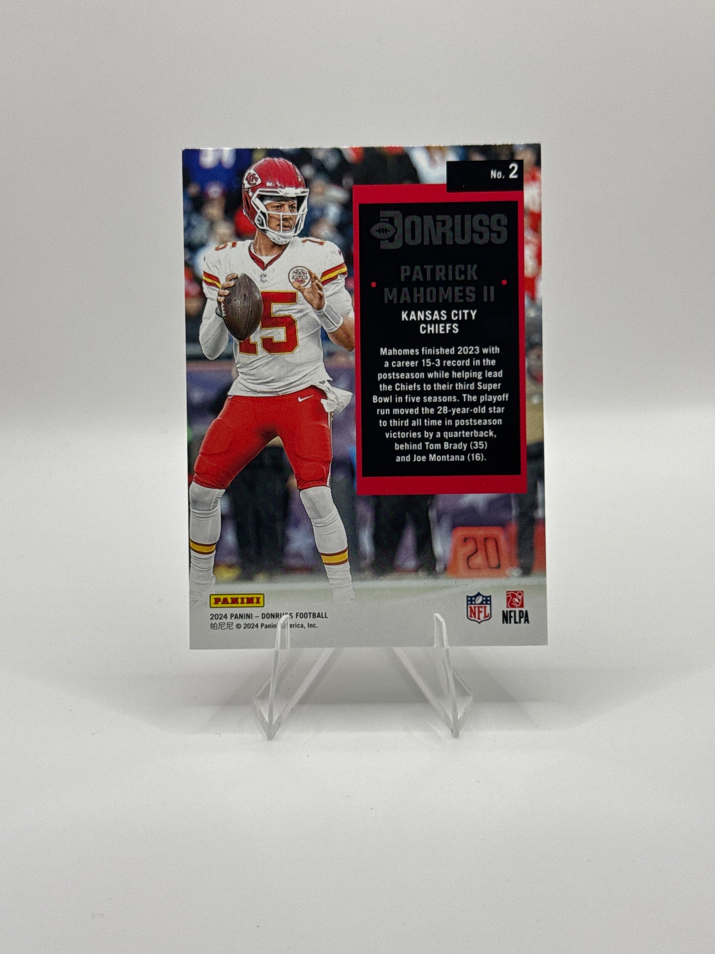 Patrick Mahomes #2 2024 Panini - Donruss Football