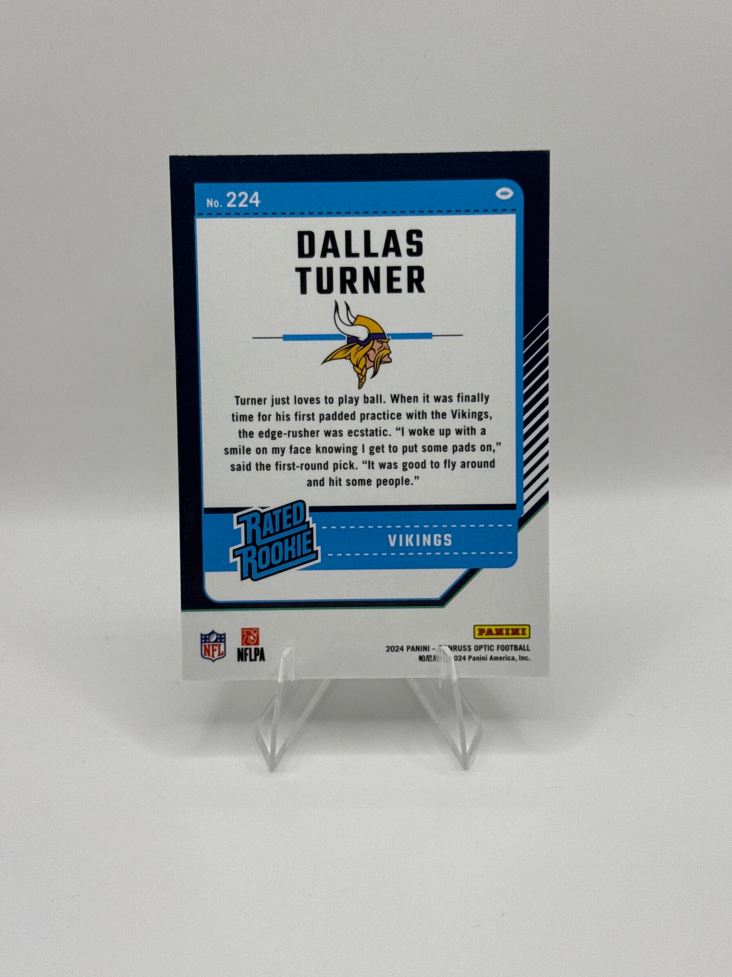 Dallas Turner Rated Rookie #224