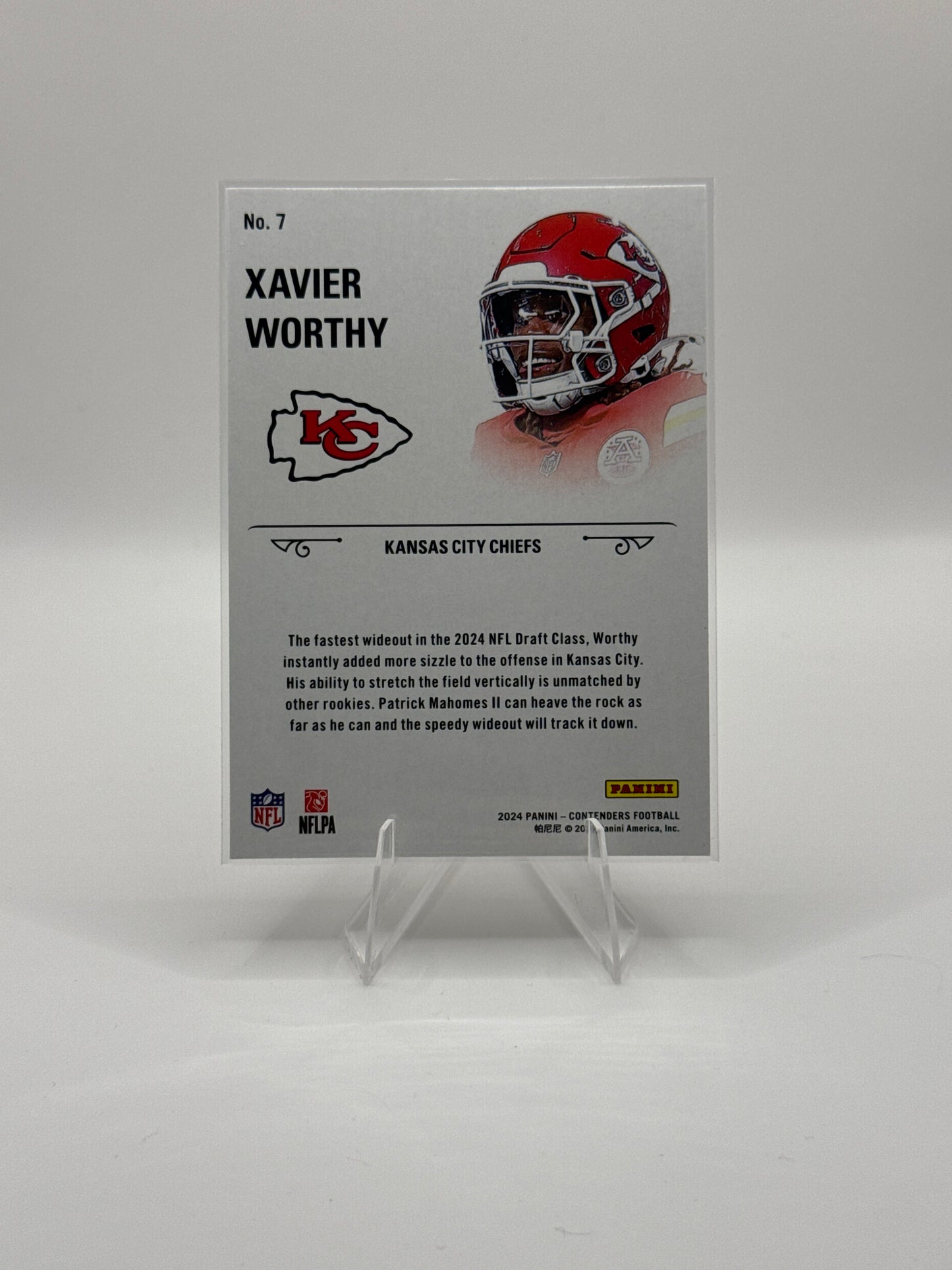 Xavier Worthy #7 Rookie Stallions