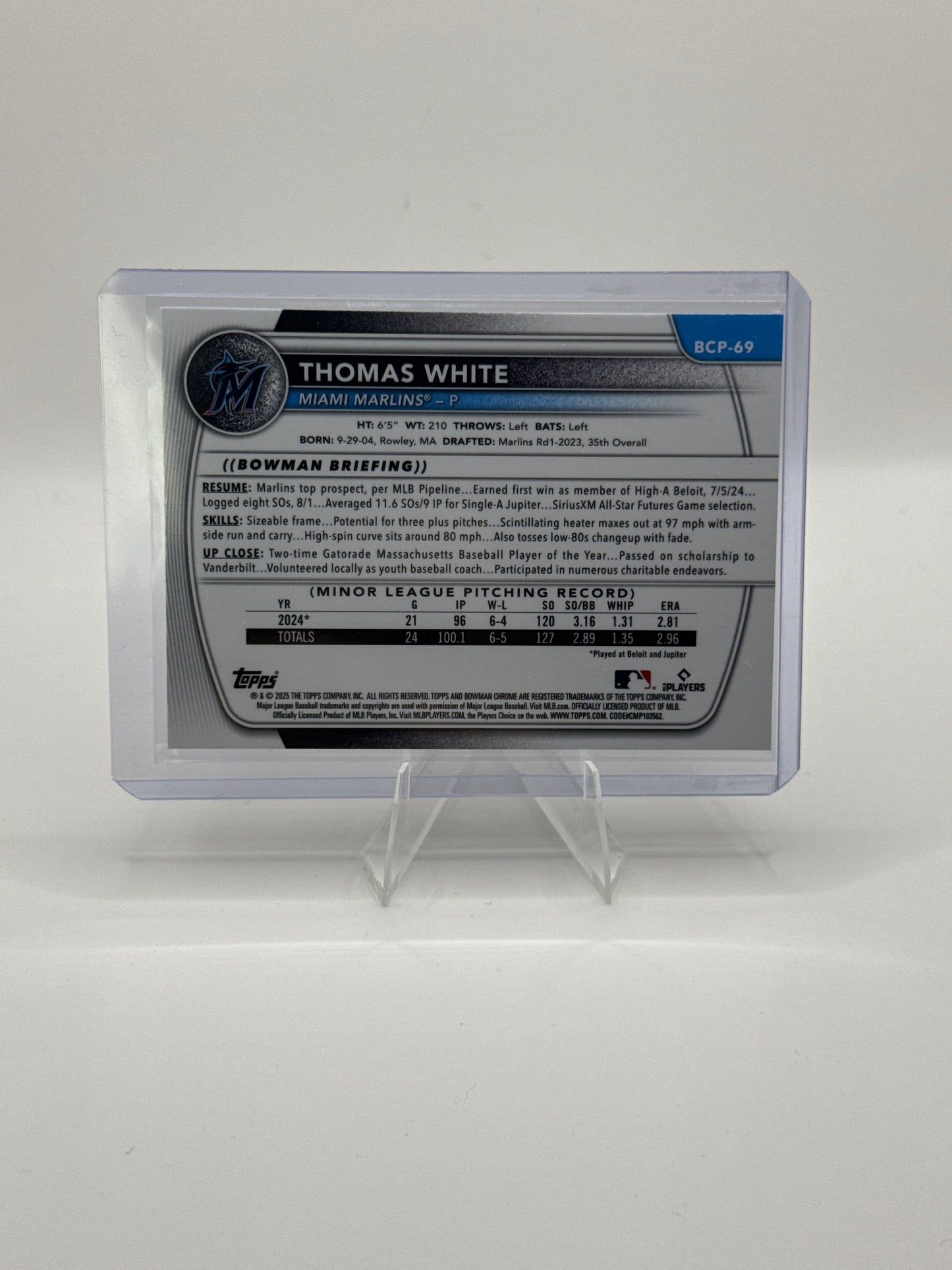 Thomas White #BCP-69 Mojo