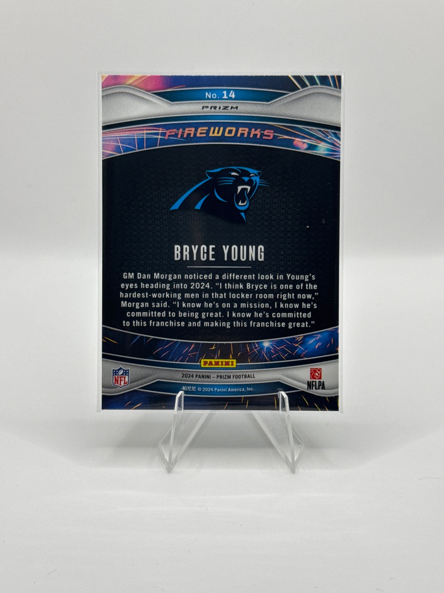 Bryce Young #14 Fireworks Green Hyper