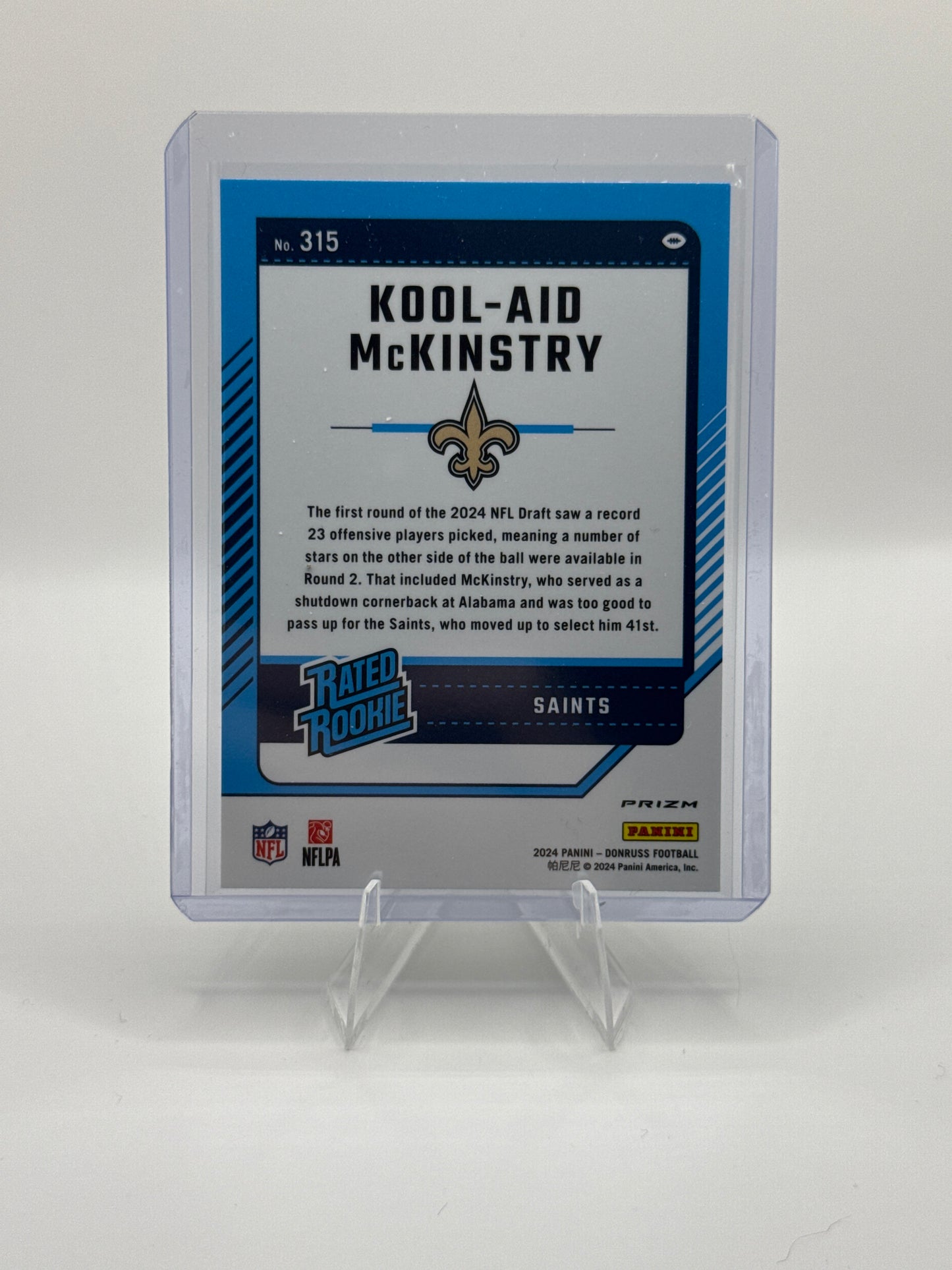 Kool-Aid McKinstry Rated Rookie #315 Red Green Holo
