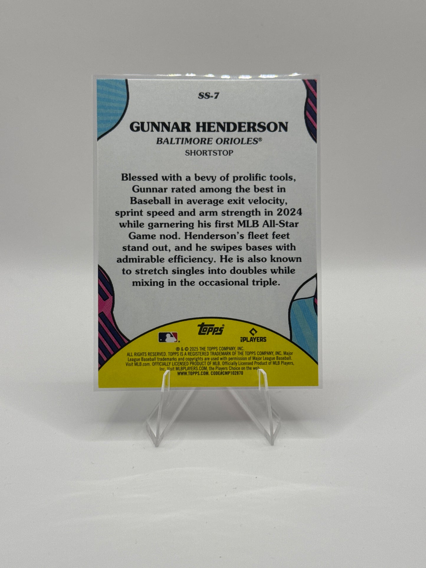 Gunnar Henderson #SS-7 Summer Superstars