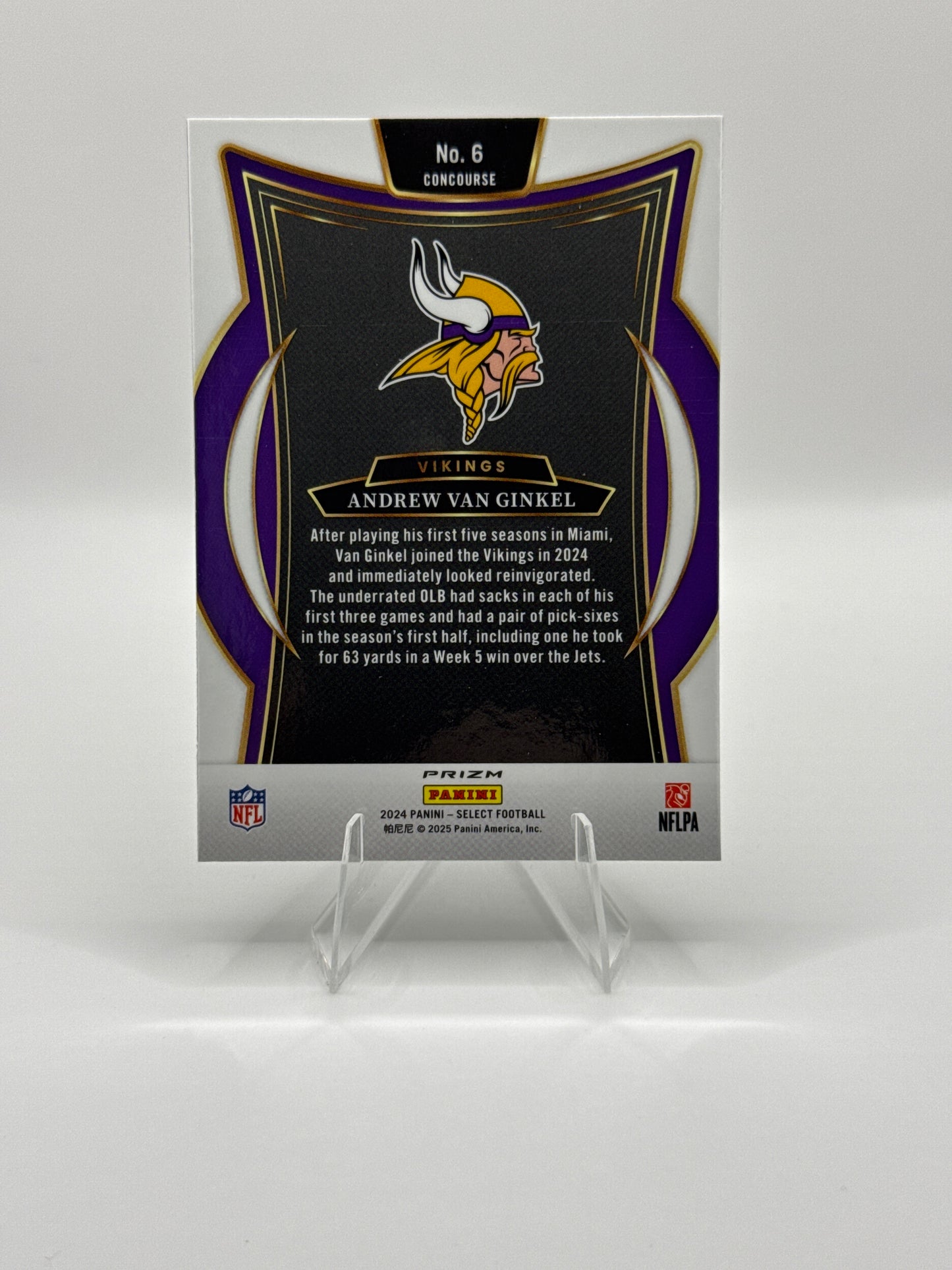Andrew Van Ginkel #6 Green Black Prizm Shock Concourse Level