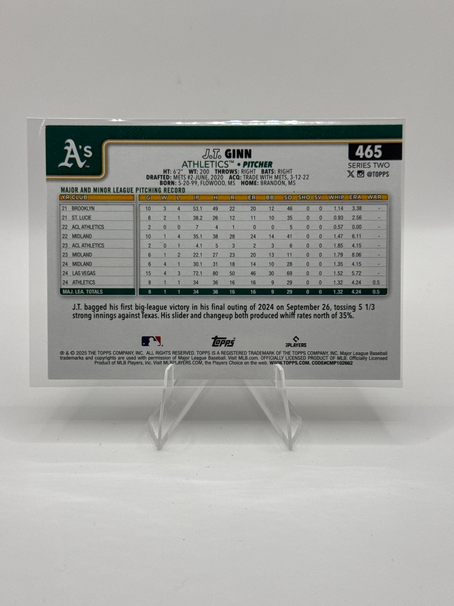 J.T. Ginn (Rookie) #465