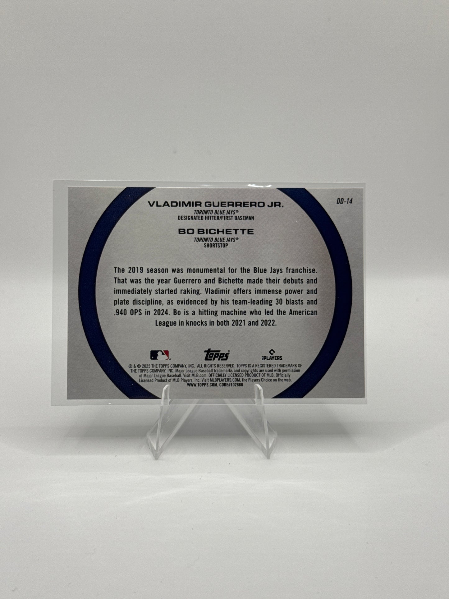 Vladimir Guerrero Jr / Bo Bichette #DD-14 Dynamic Duo