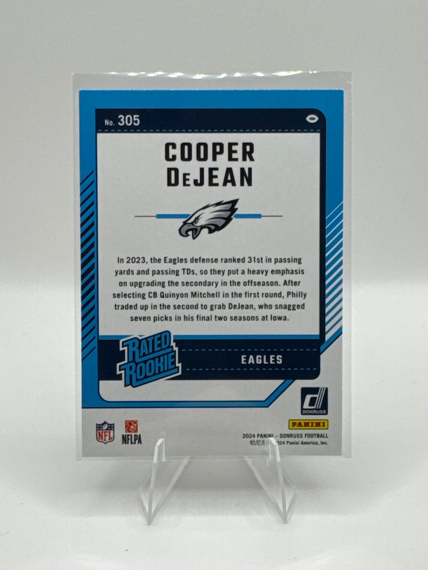 Cooper DeJean Rated Rookie #305