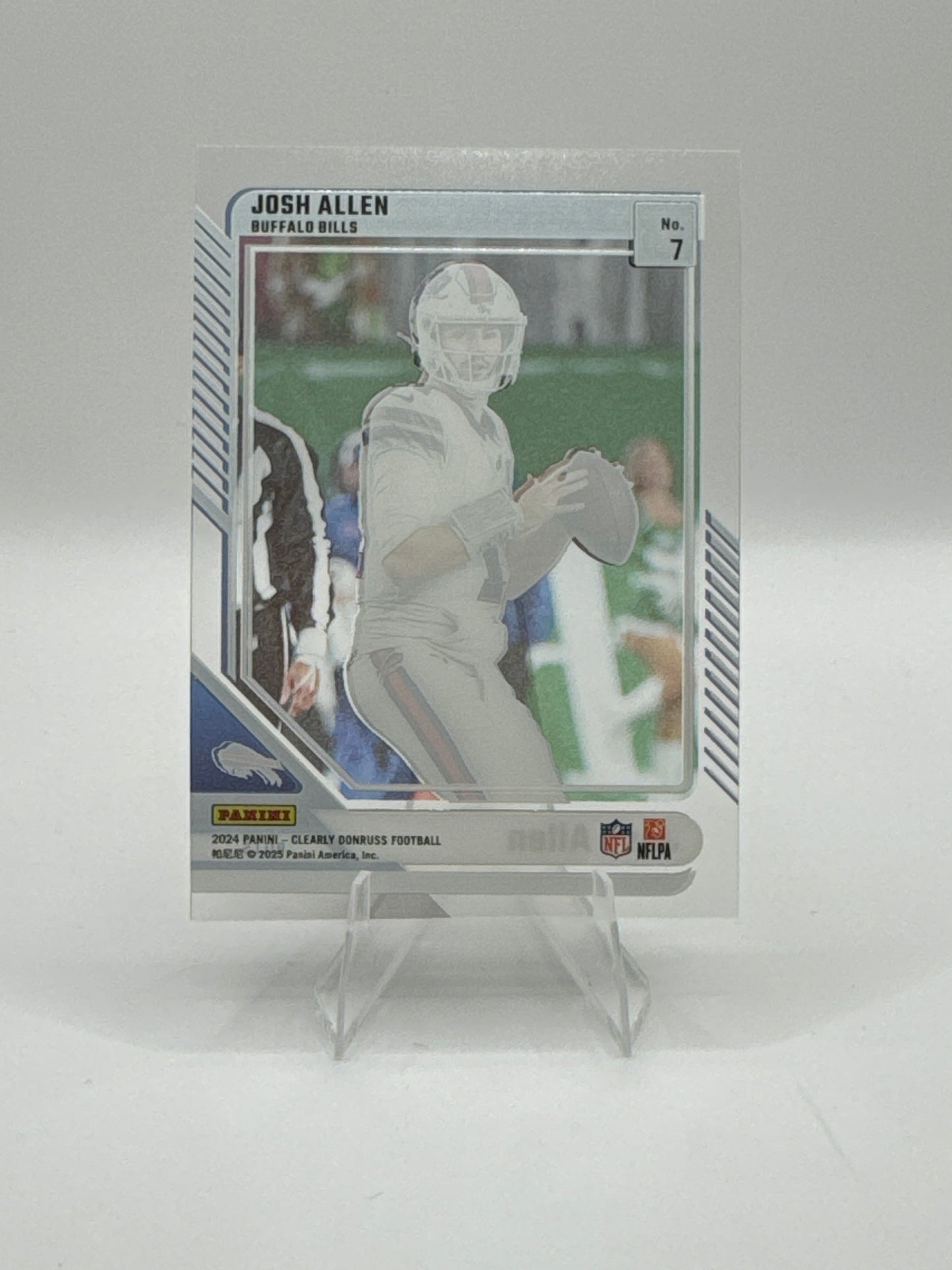 Josh Allen #7 2024 Panini - Clearly Donruss Football