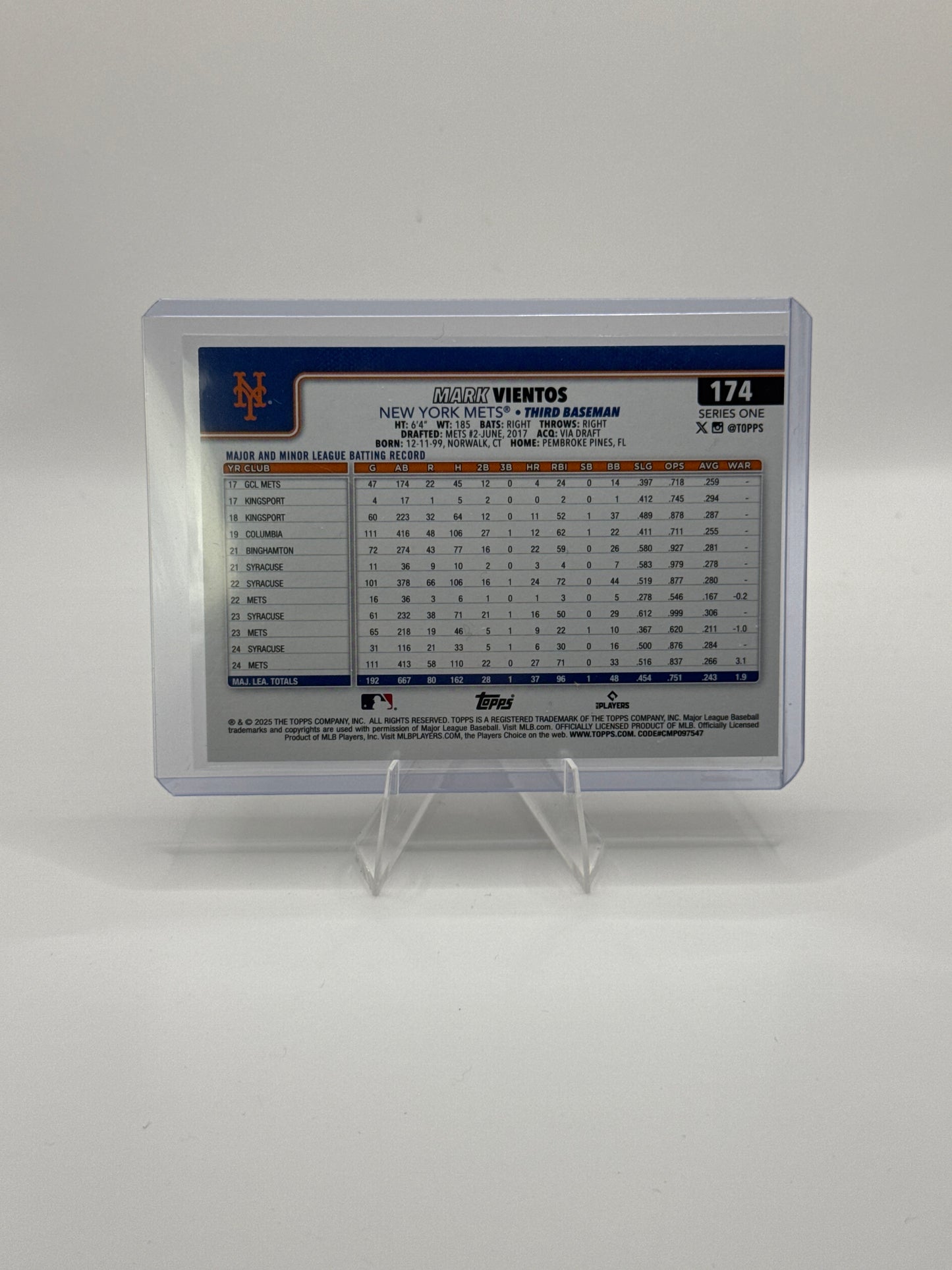 Mark Vientos #174 Confetti