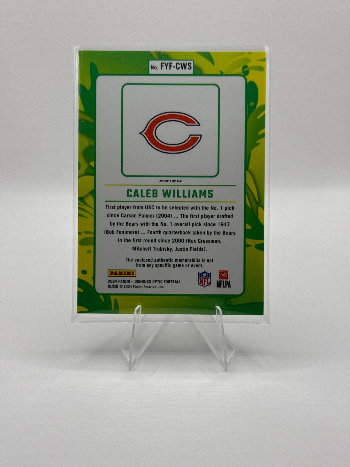Caleb Williams (Rookie) #FYF-CWS