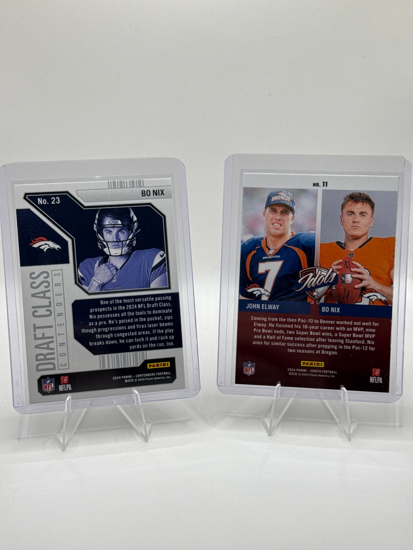 Bo Nix Rookie #23 Draft Class and #11 Idols