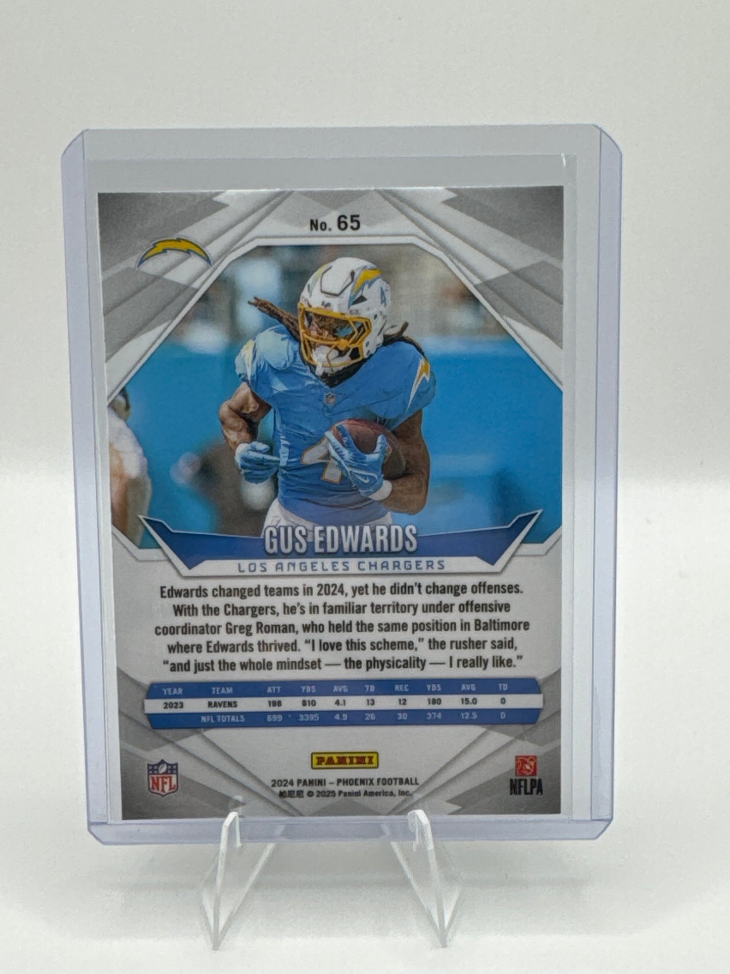 Gus Edwards #65 Phoenix Lazer