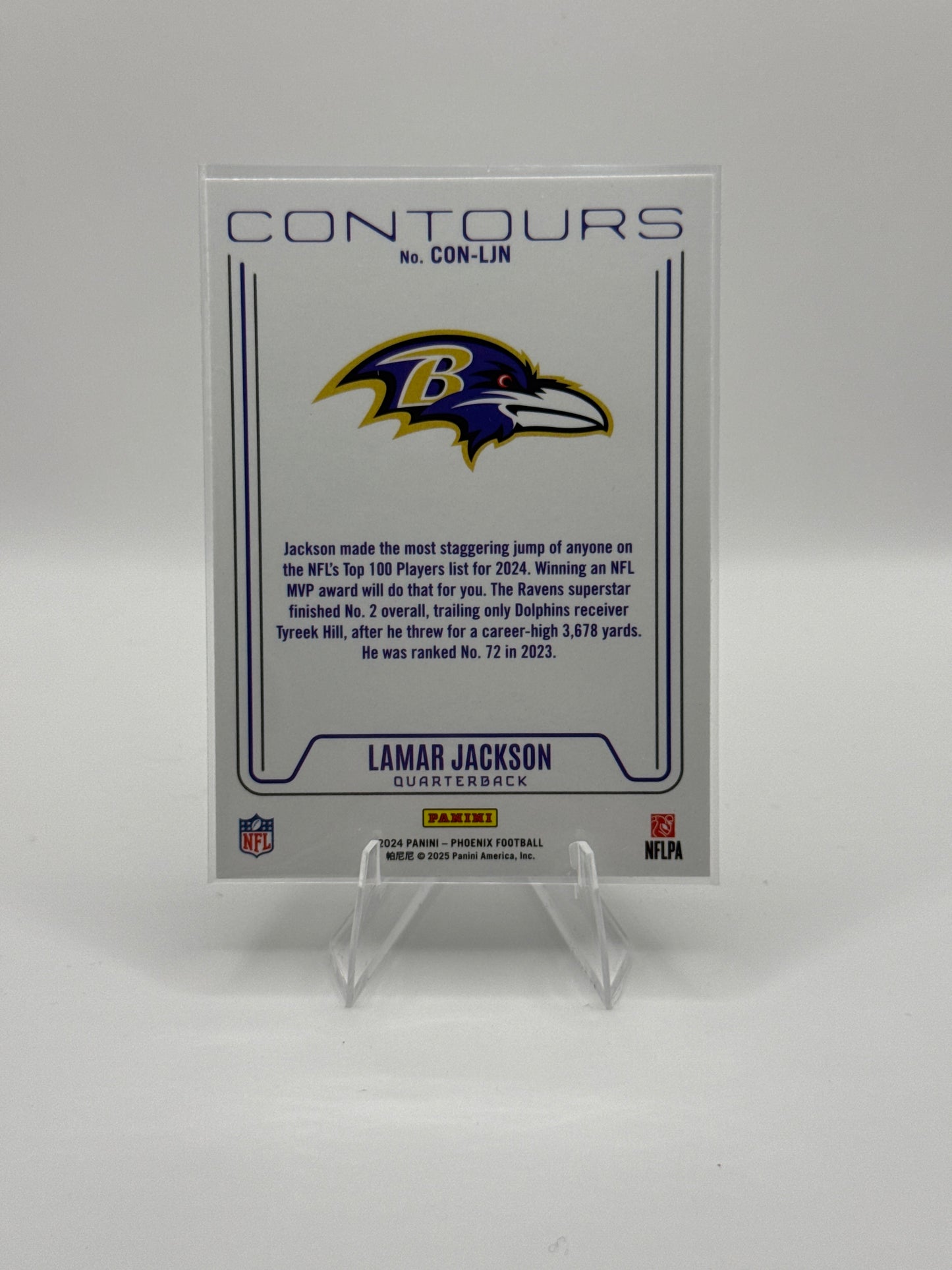 Lamar Jackson Contours #CON-LJN