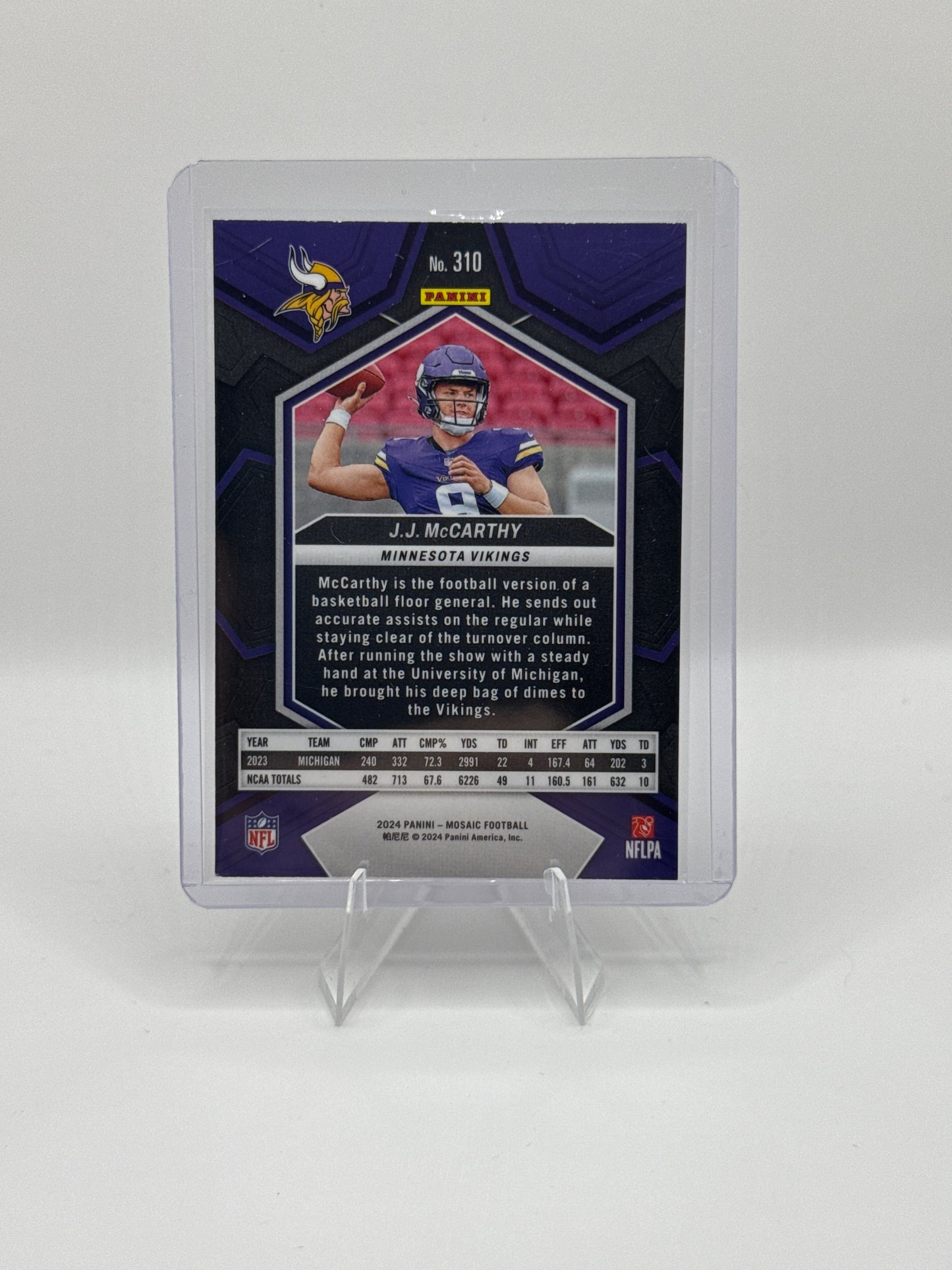 J.J. McCarthy (Rookie) #310