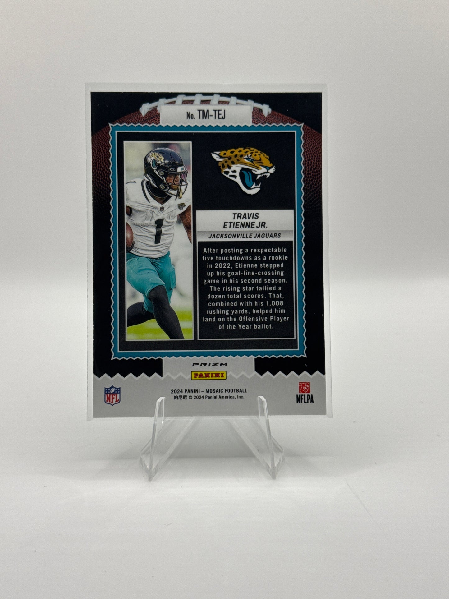 Travis Etienne Jr. #TM-TEJ Green Touchdown Masters 2024 Panini - Mosaic Football