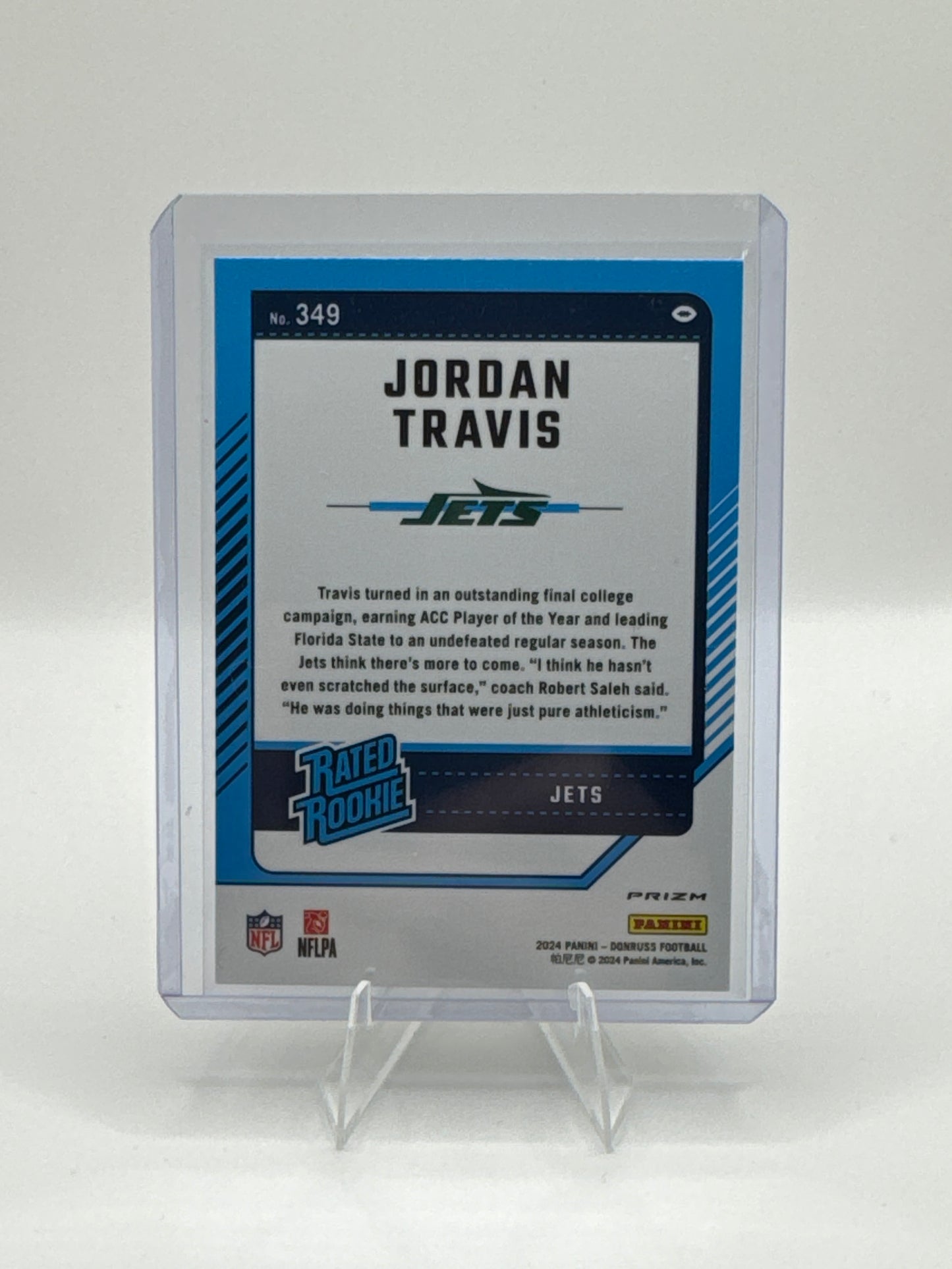 Jordan Travis Rated Rookie #349 Holo