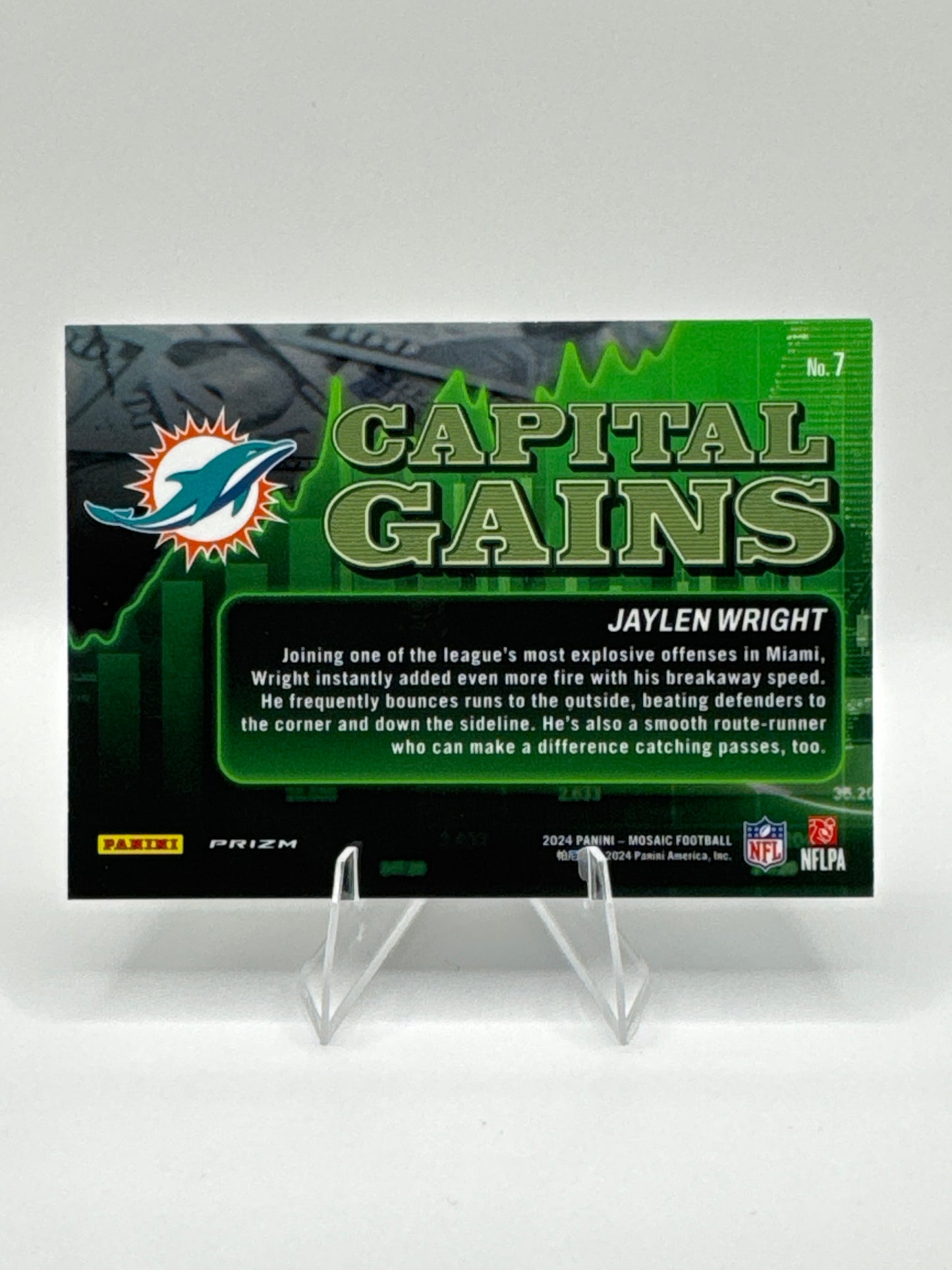 Jaylen Wright (Rookie) #7 Capital Gains CASE HIT!