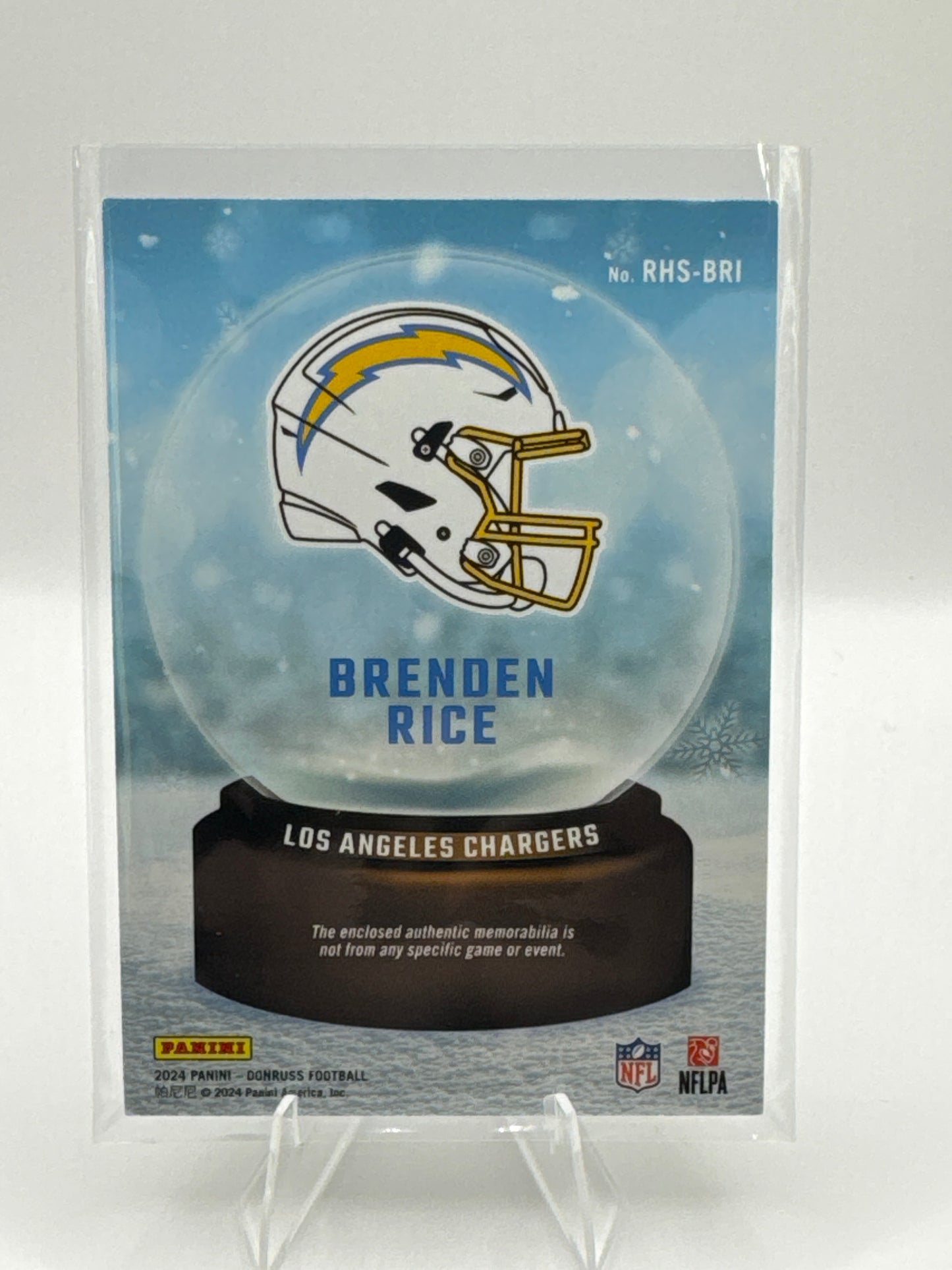 Brenden Rice Rookie Sweater #RHS-BRI