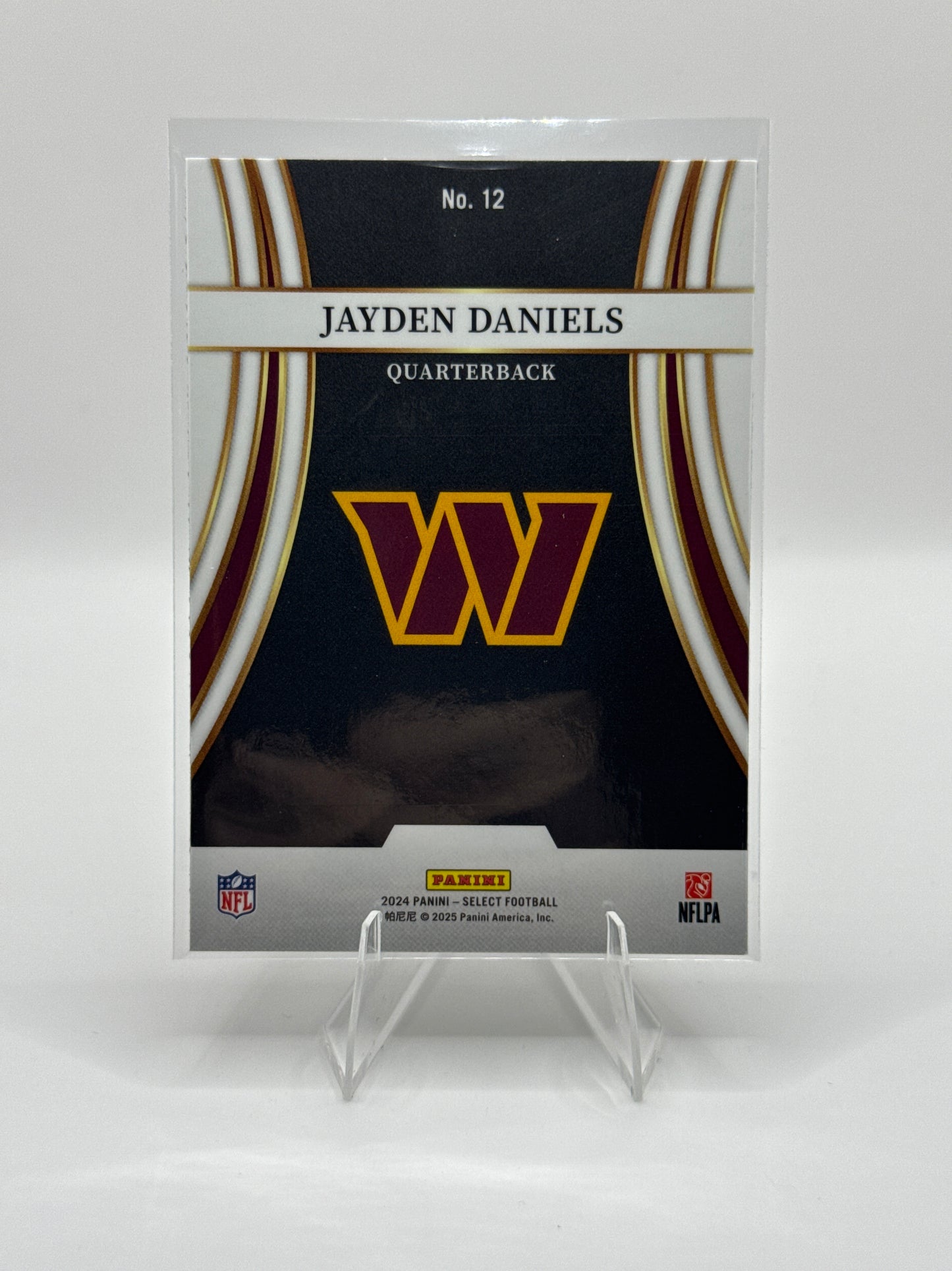 Jayden Daniels (Rookie) #12 Turbocharged 2024 Panini - Select Football