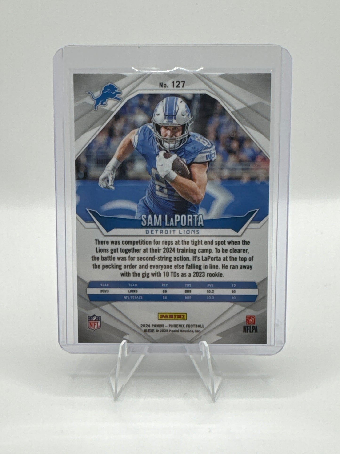 Sam LaPorta #127 Purple