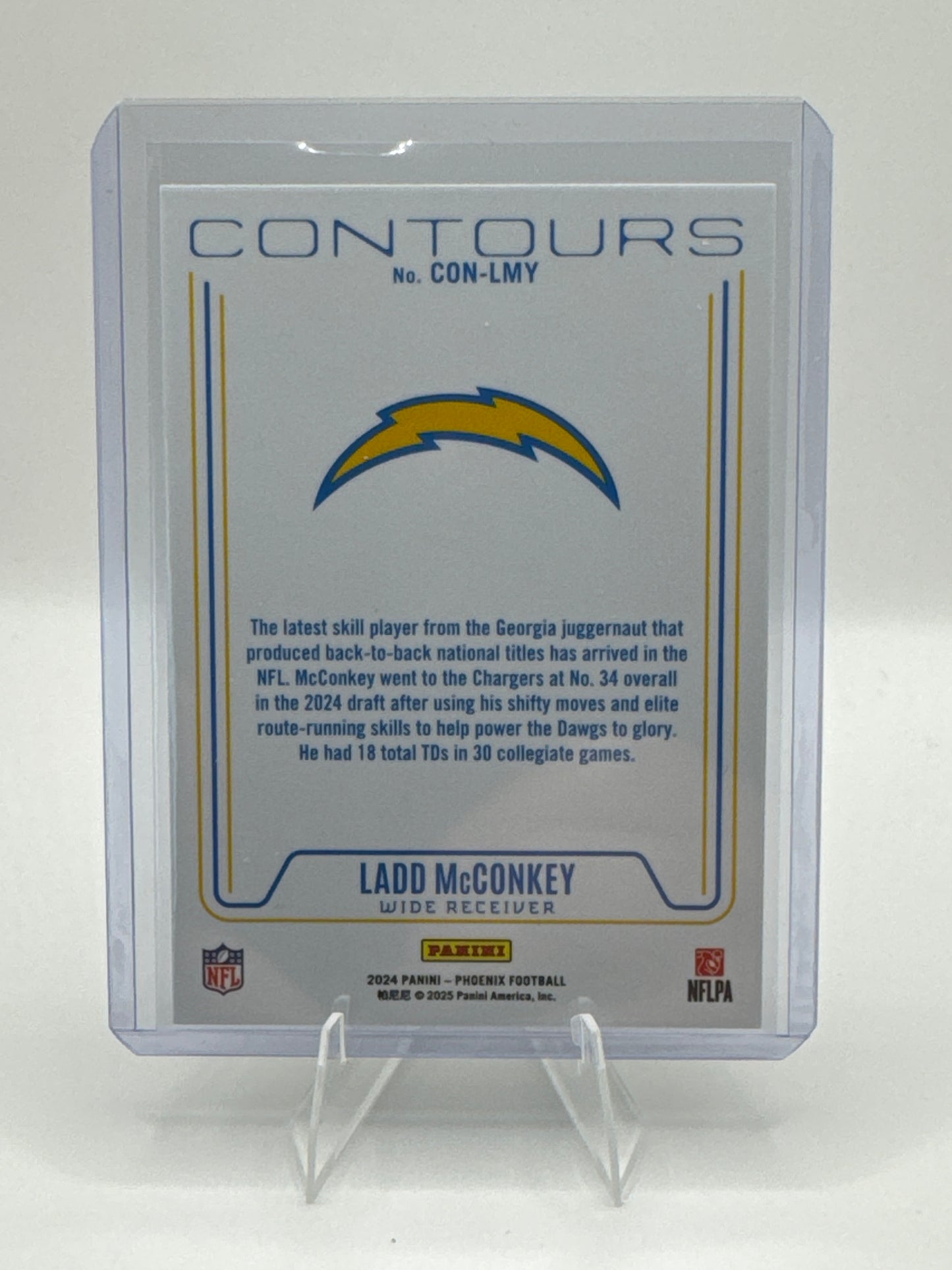 Ladd McConkey Rookie #CON-LMY Contours