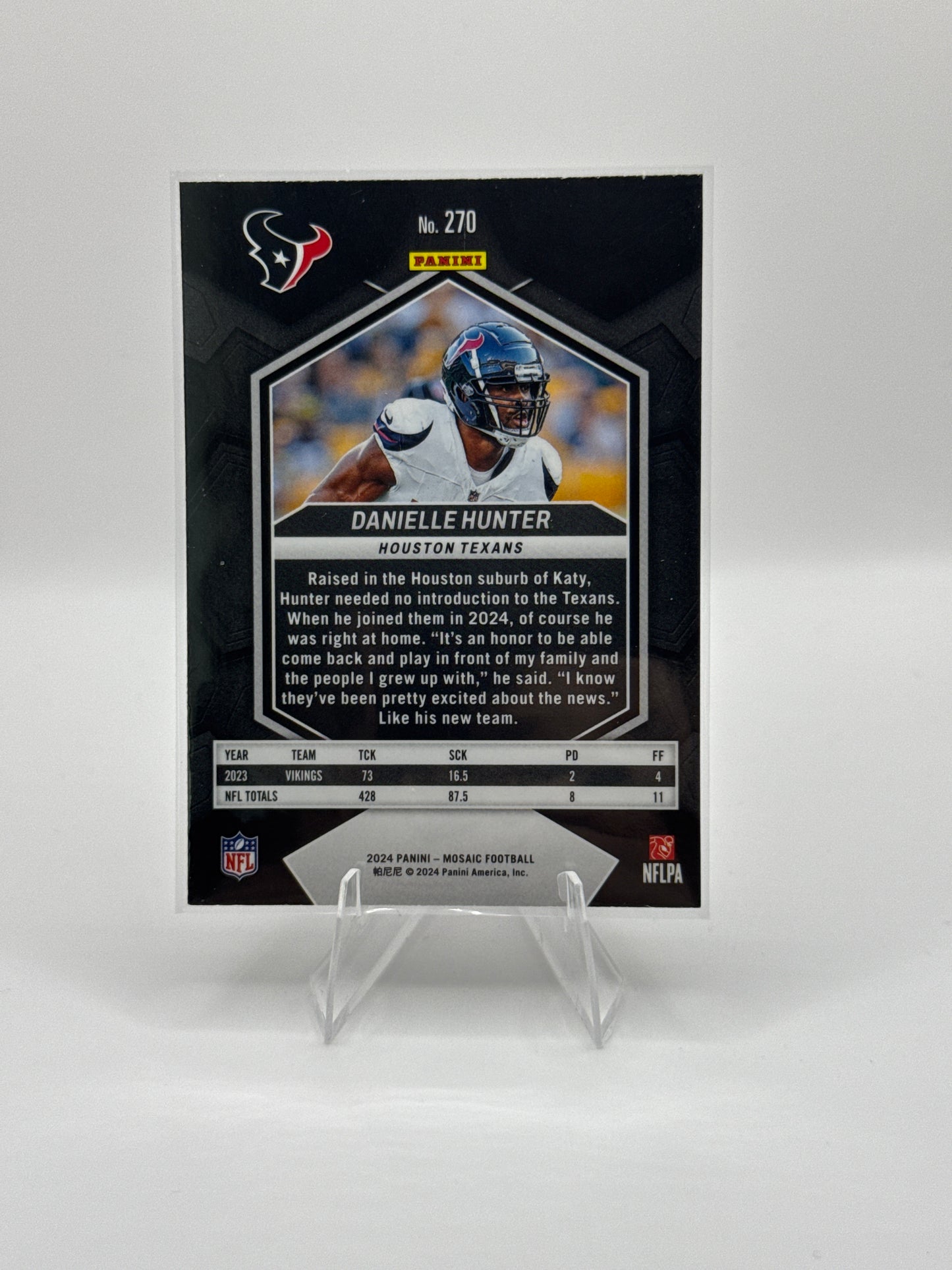 Danielle Hunter National Pride #270