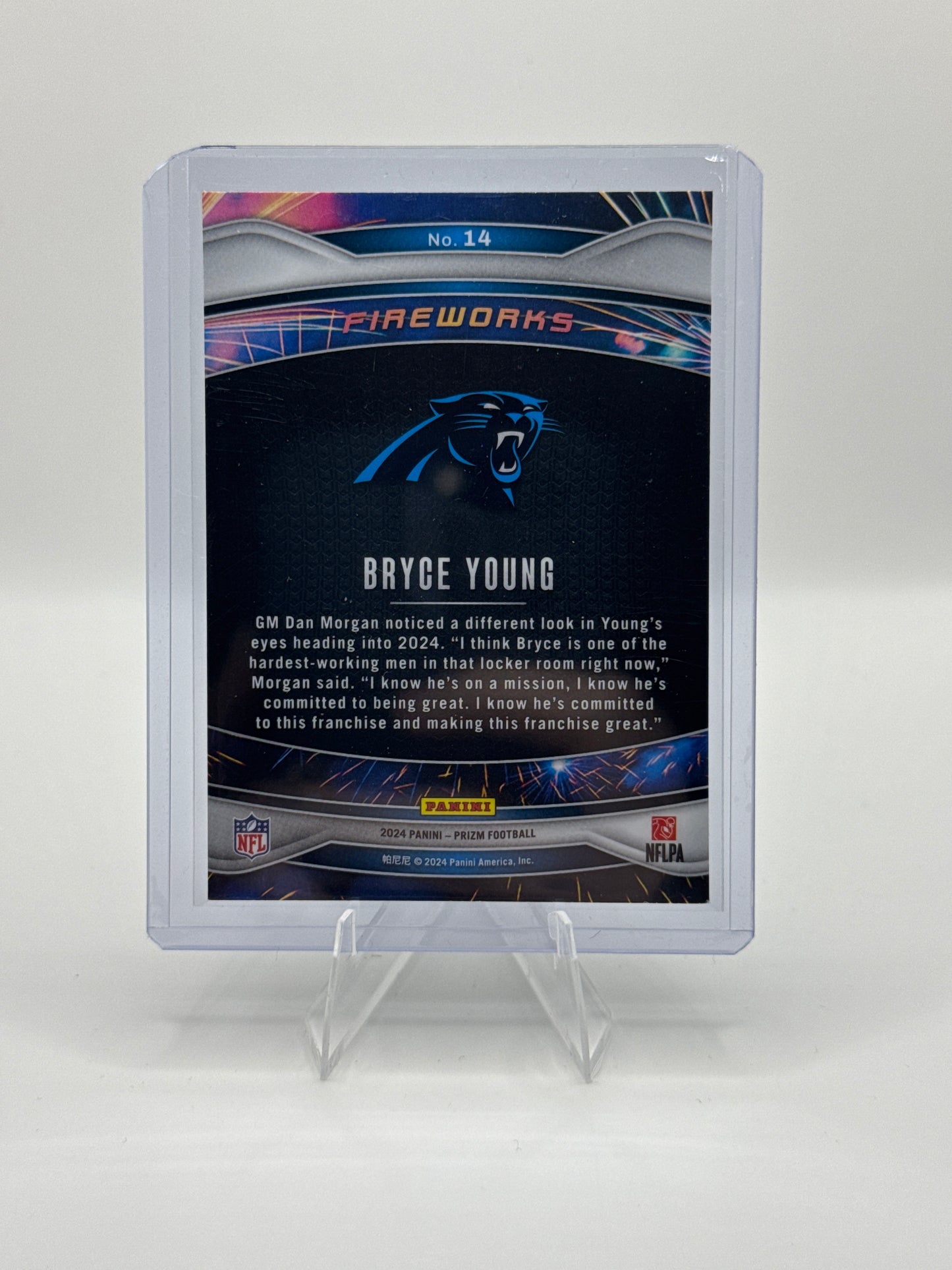 Bryce Young #14 Fireworks