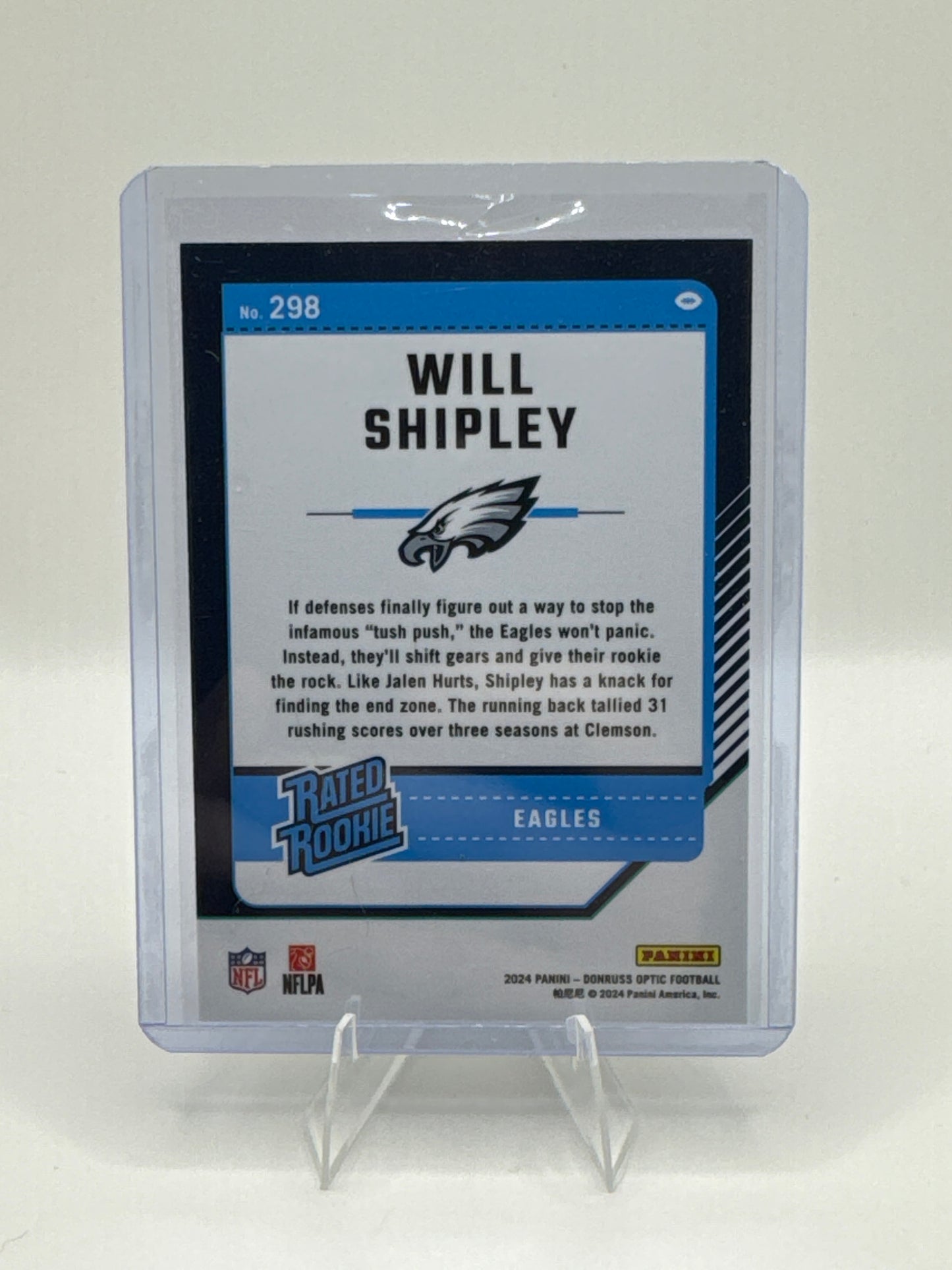 Will Shipley Rated Rookie #298