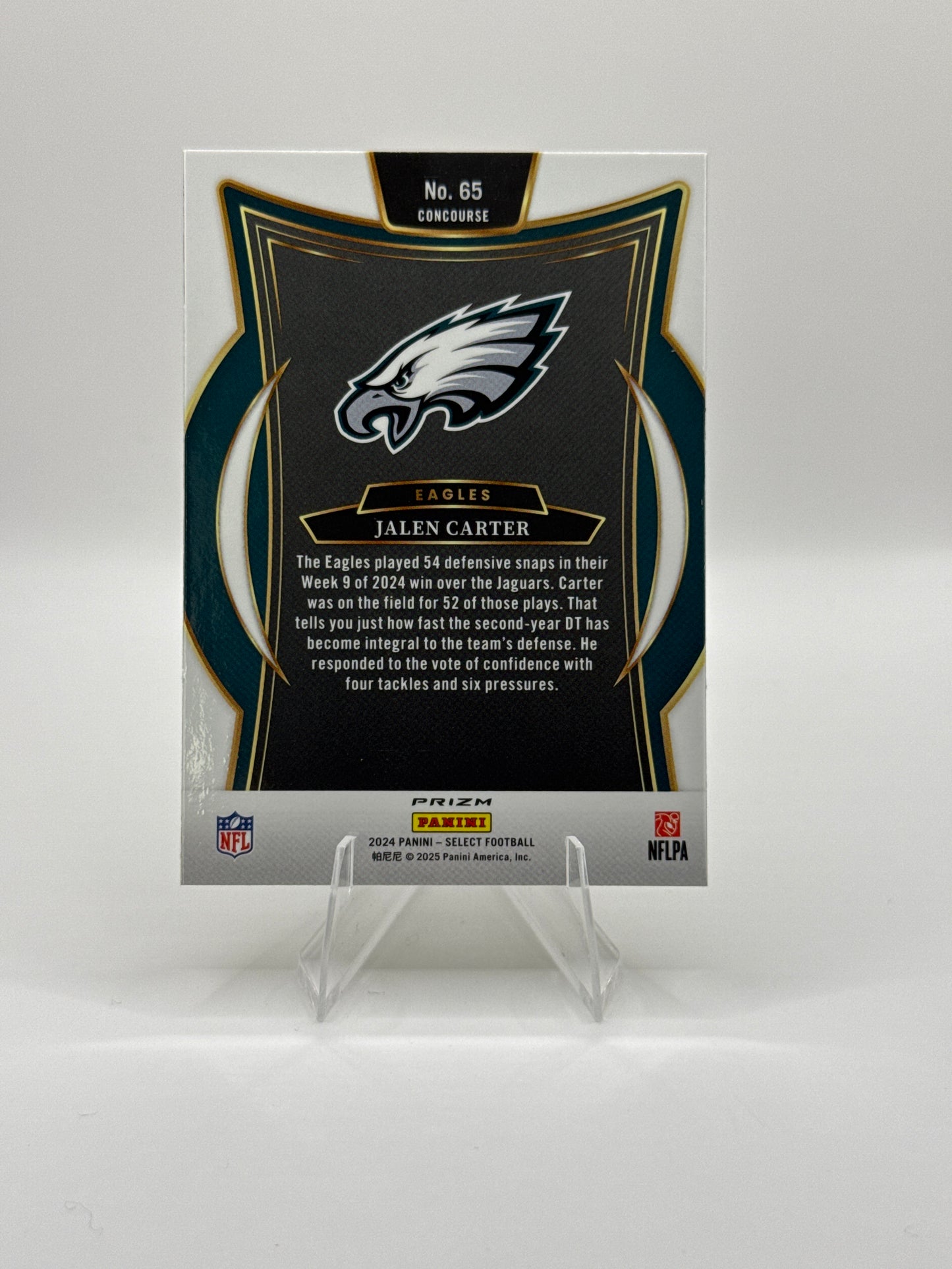 Jalen Carter #65 Red Yellow Prizm Shock Concourse Level