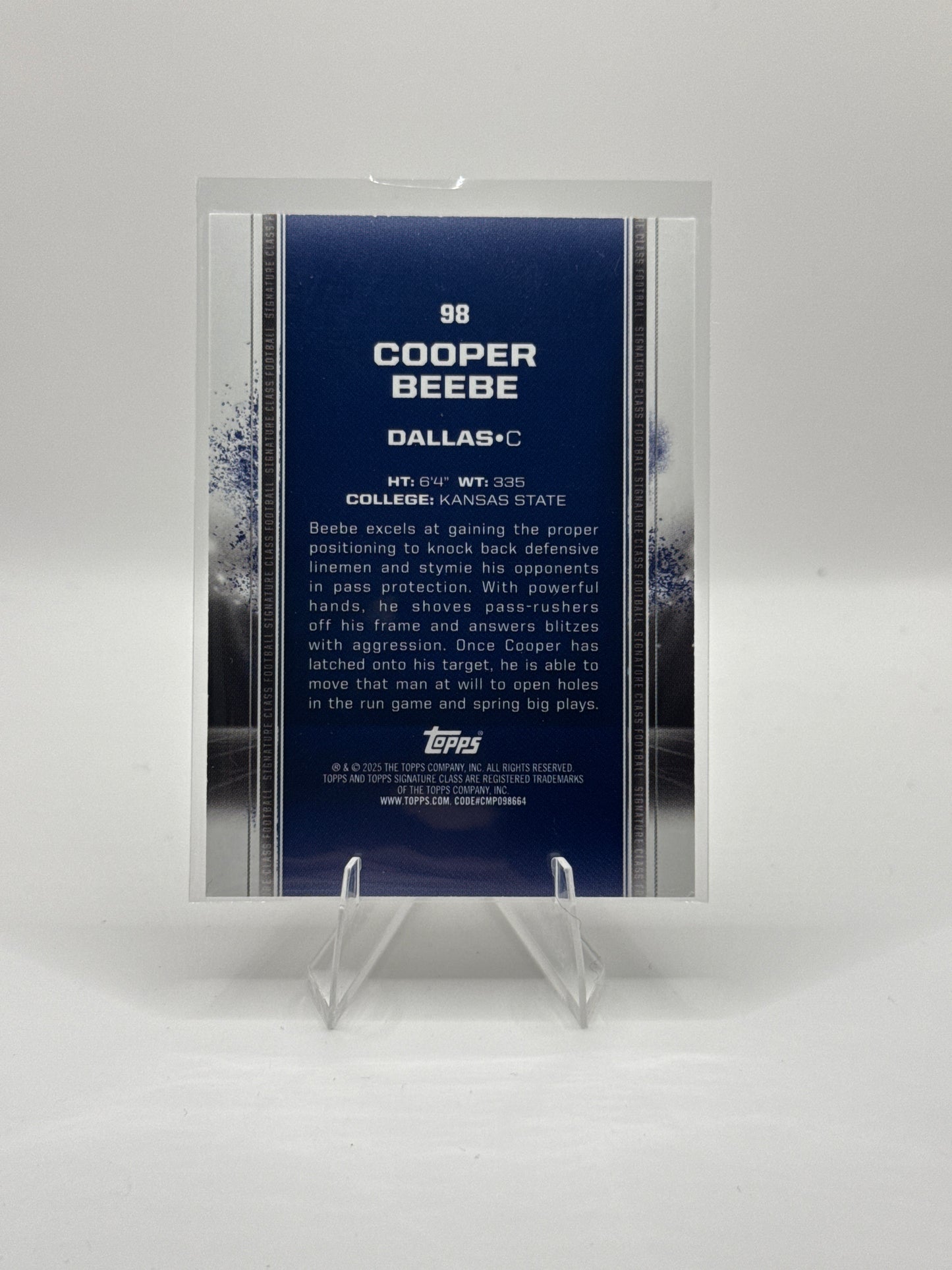 Cooper Beebe (Rookie) #98 Orange 37/50