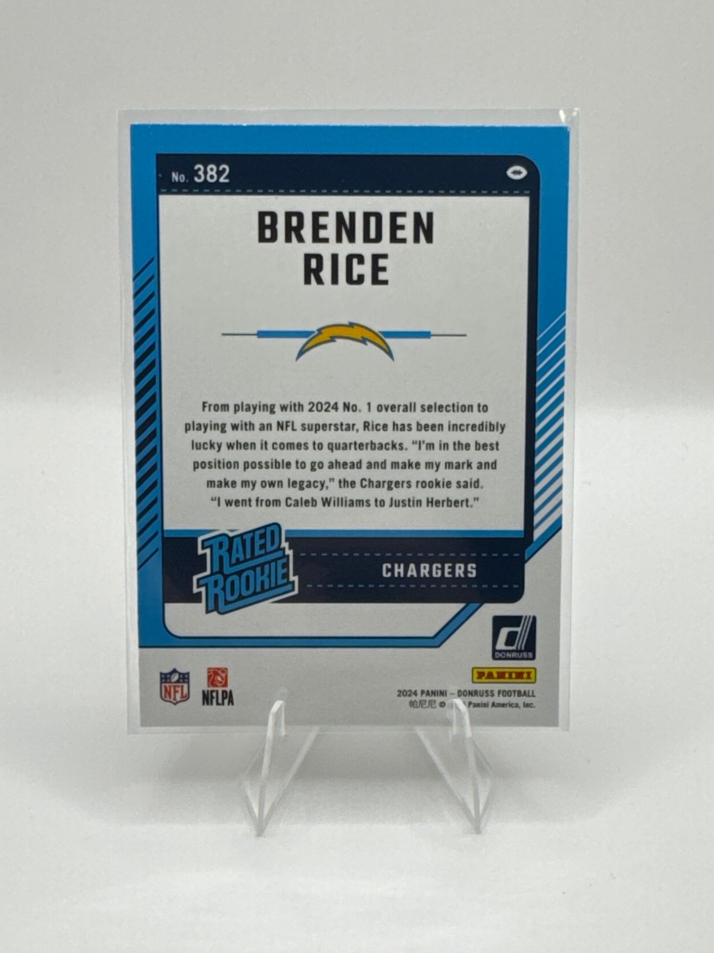 Brenden Rice Rated Rookie #382