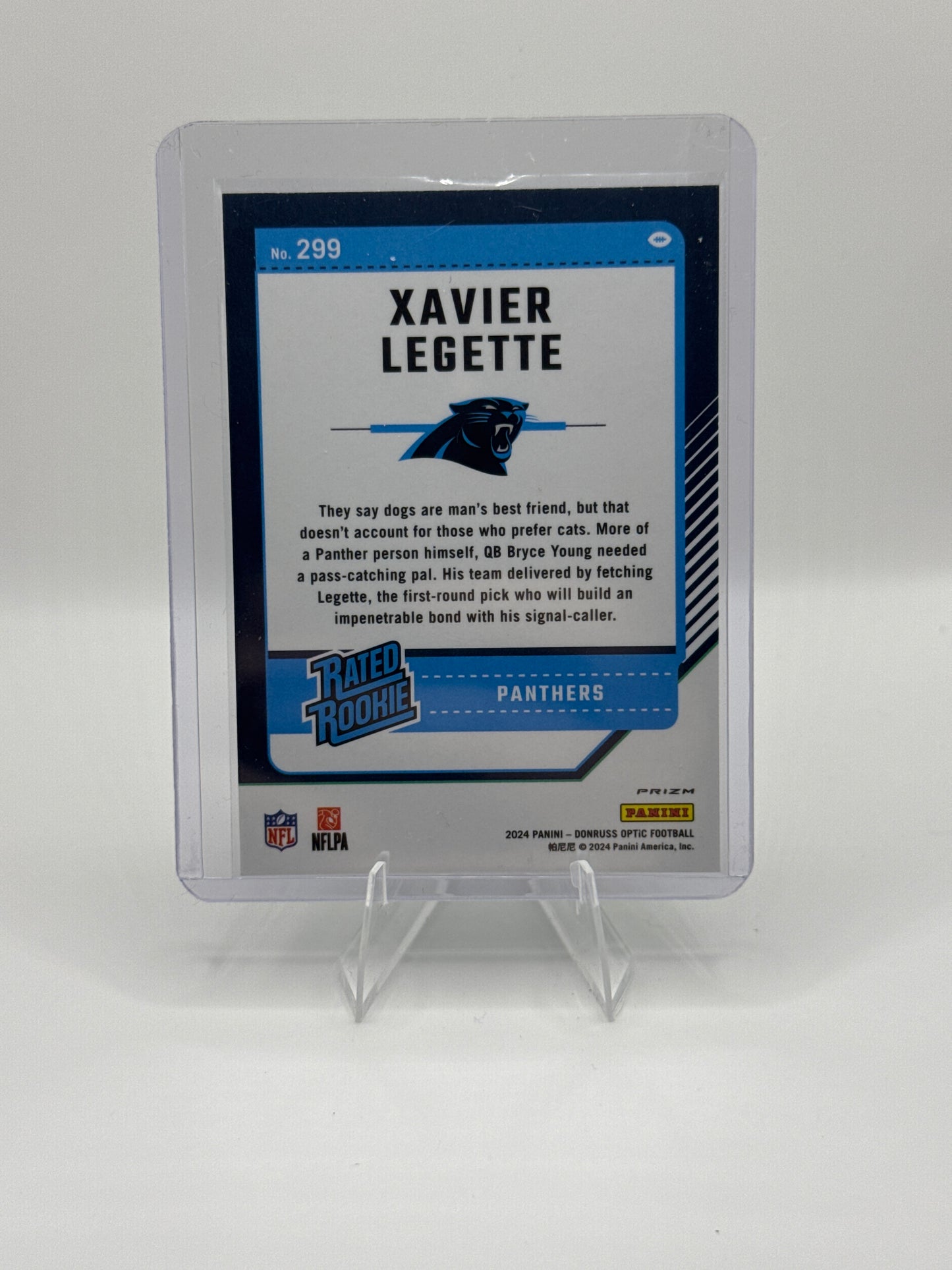 Xavier Legette Rated Rookie #299 Teal Velocity