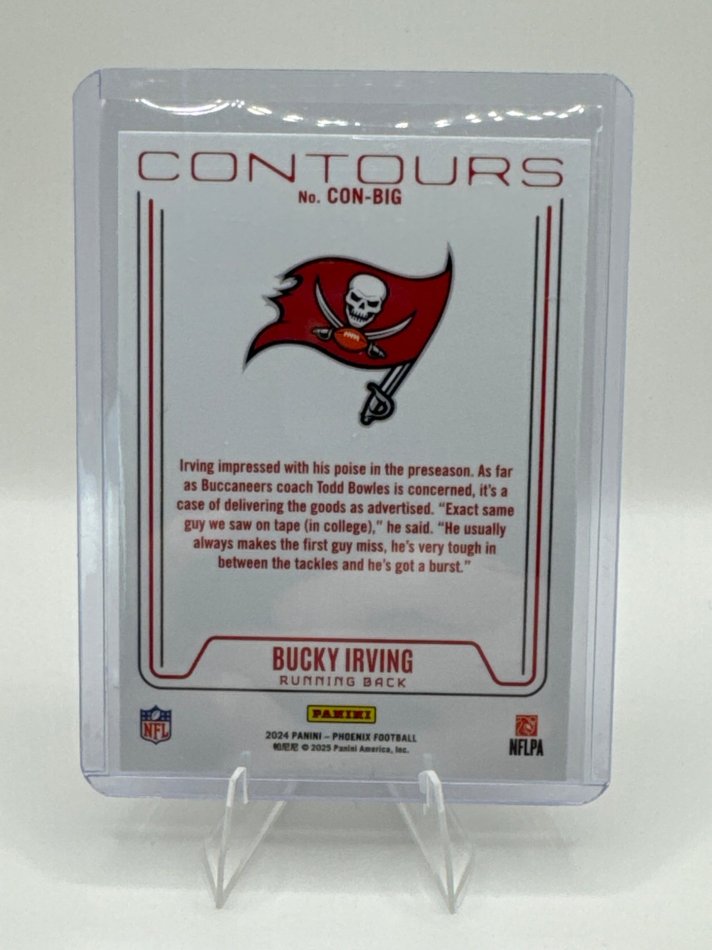 Bucky Irving Rookie Contour #CON-BIG