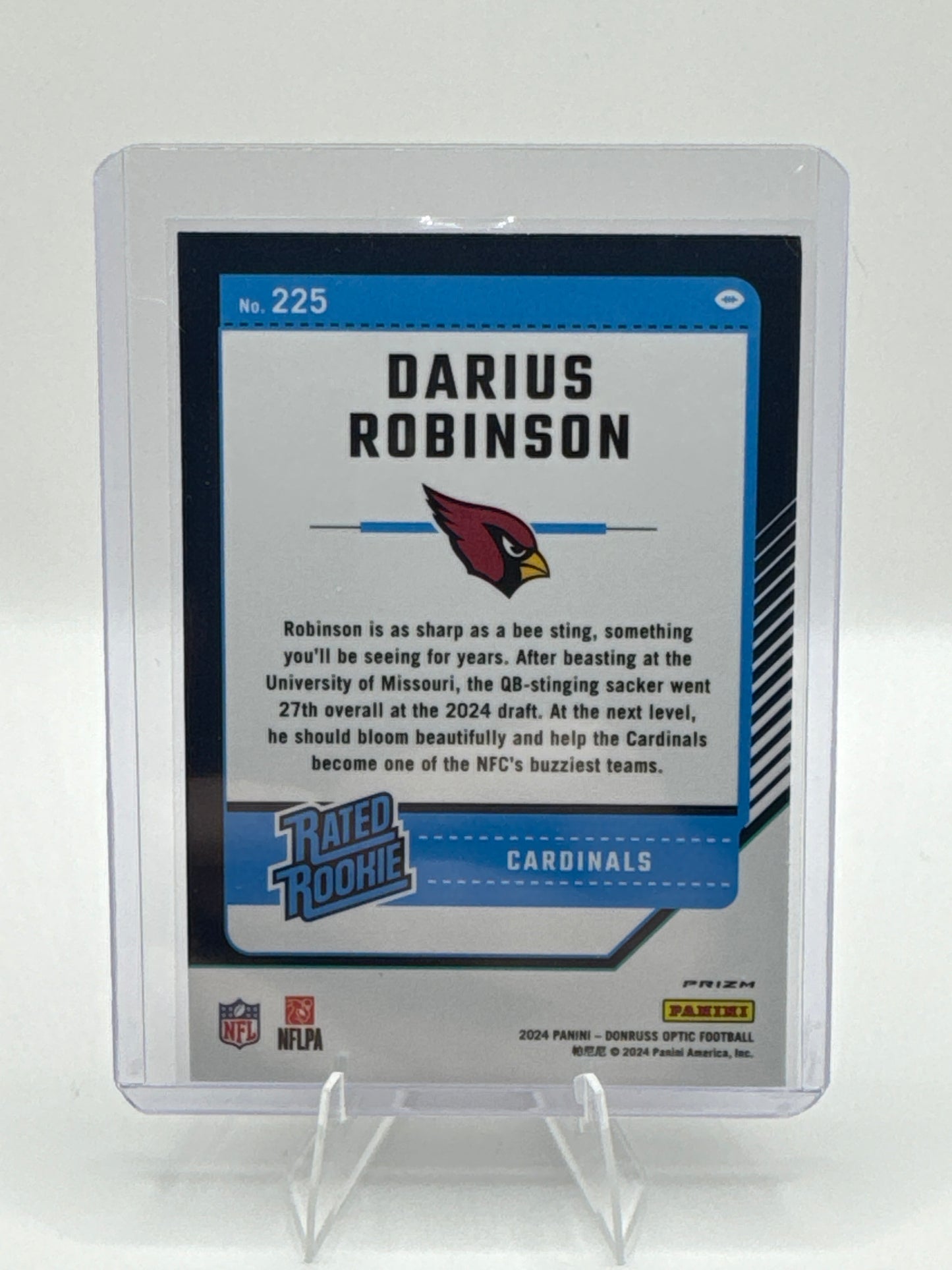 Darius Robinson Rated Rookie #225 Blue Scope