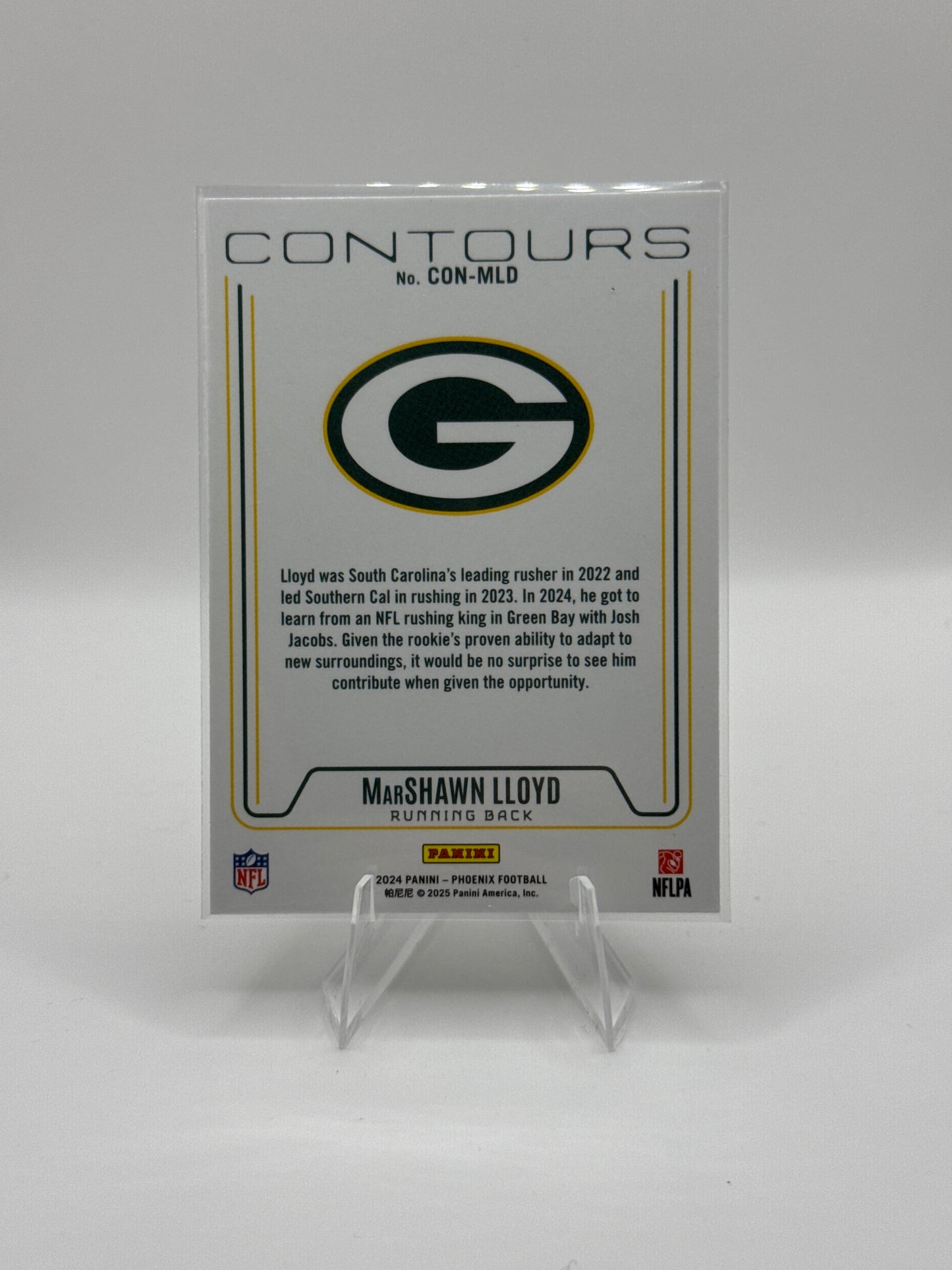 MarShawn Lloyd (Rookie) Contours #CON-MLD