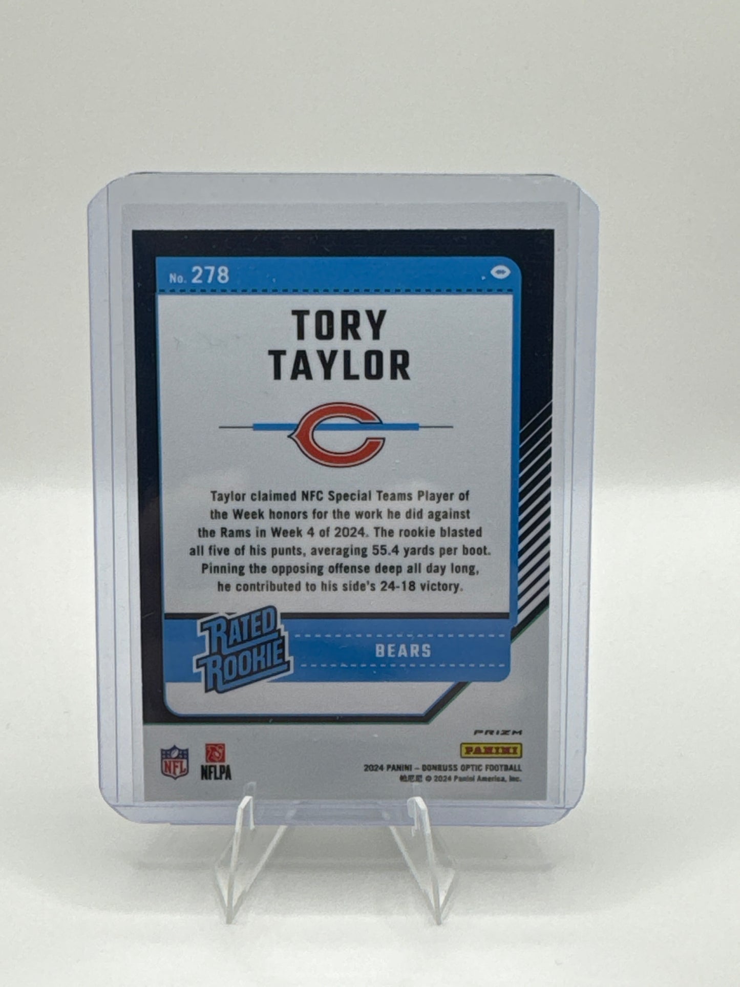 Tory Taylor (Rookie) #278 Purple Shock