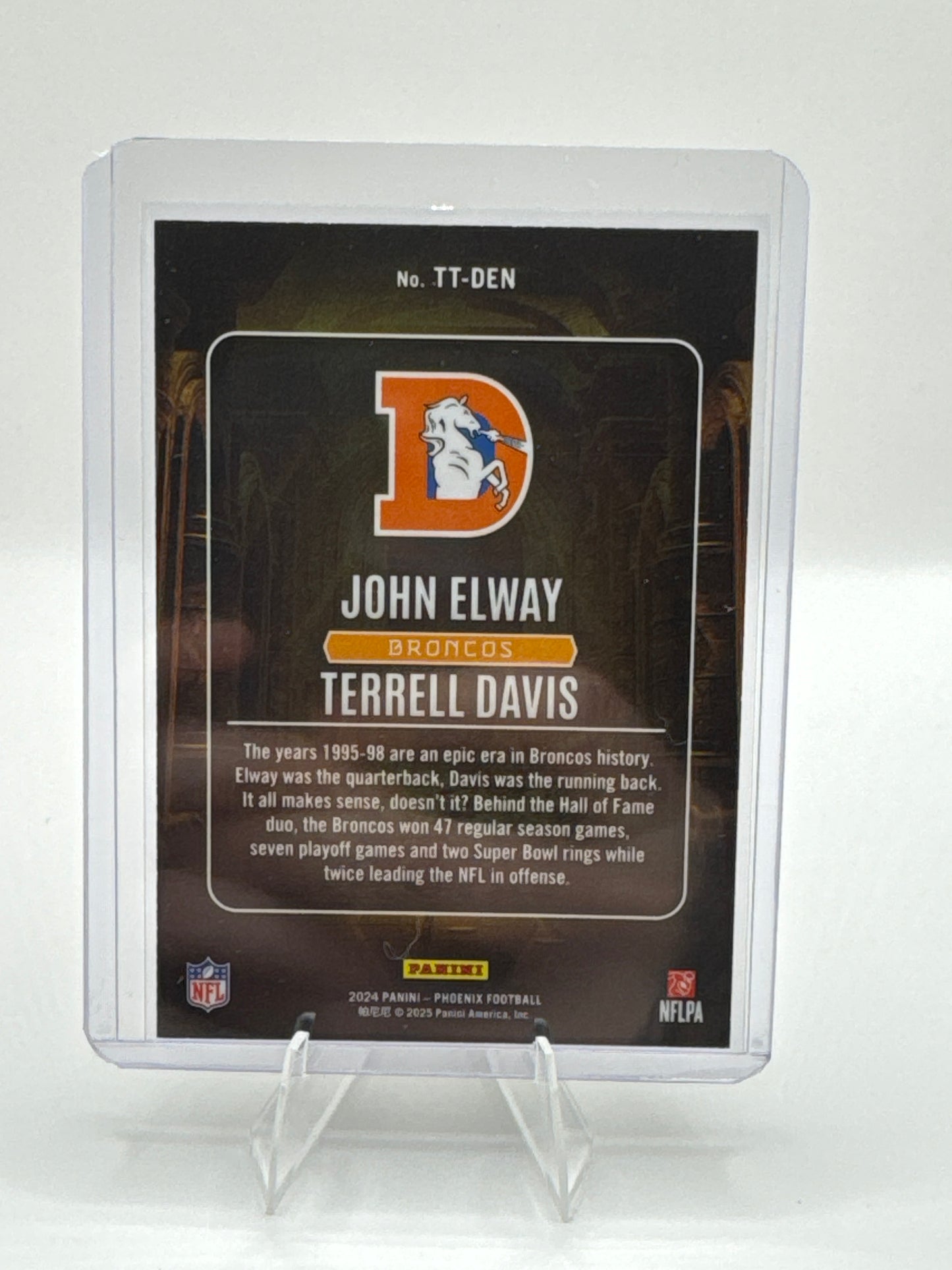 John Elway / Terrell Davis Treasured Tandems Hyper
